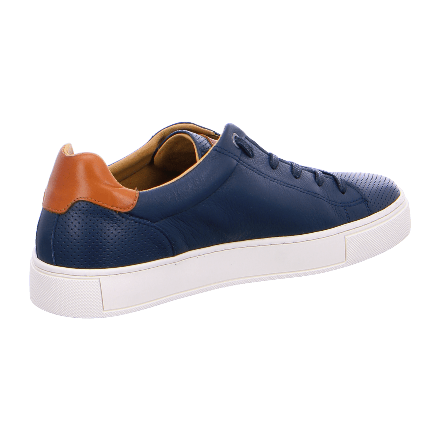 ARA MPard Highsoft Men's Lace-Up Shoes in Smooth Leather, Brown, Low-Top Style, Cold-Weather Lined, Rubber Sole