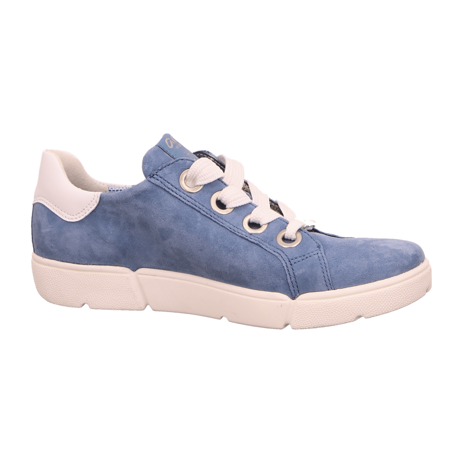 ARA Women's Blue Suede Oxford Shoes with Closed Toe and Cold-Weather Lined Interior