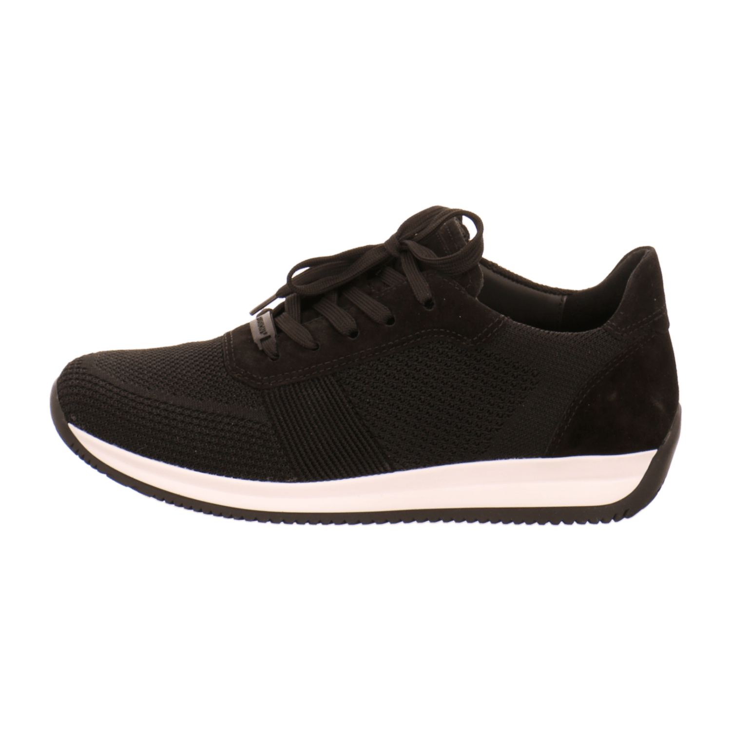 ARA Men's Gray Nubuck Leather Lace-Up Shoes with Synthetic Sole and Cold Comfort Lining, Low-Top Style - Bartel-Shop