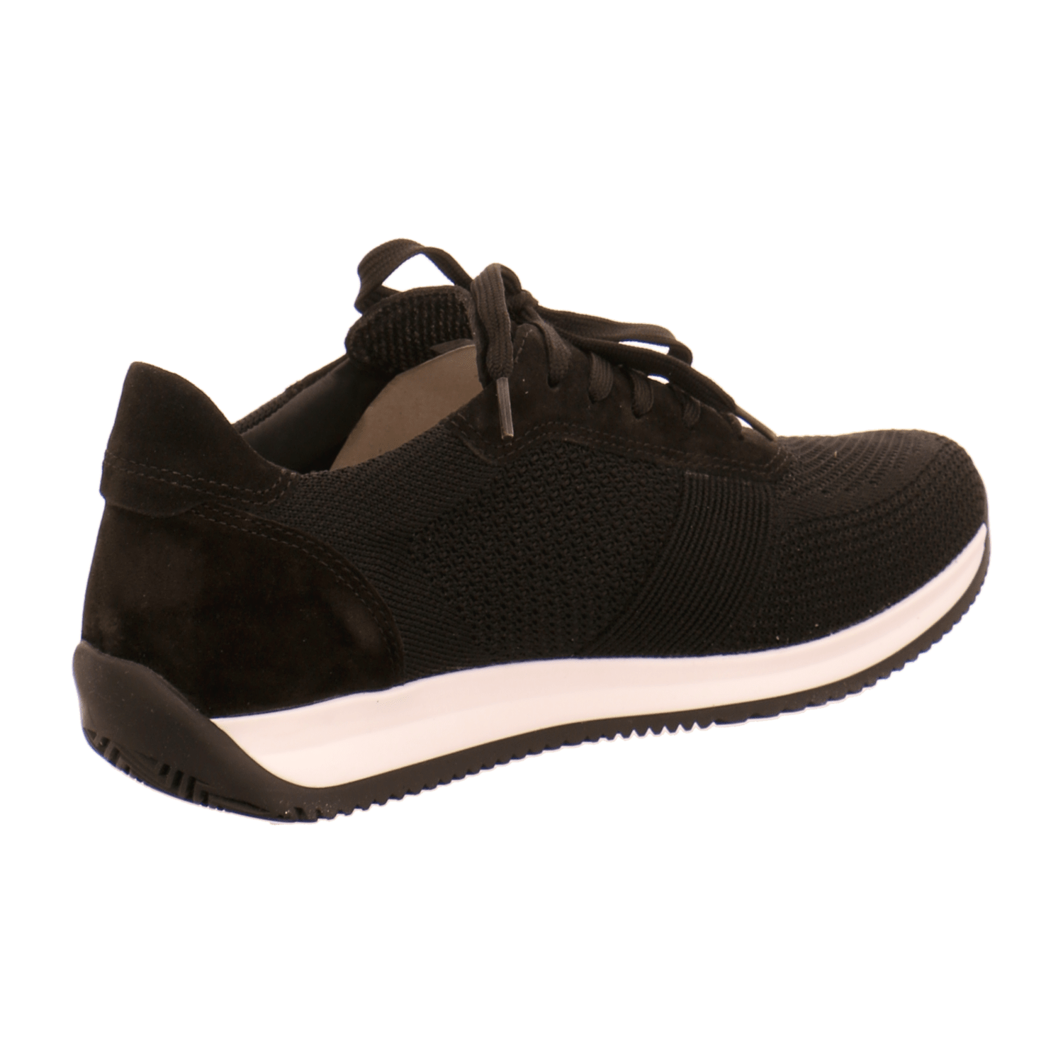 ARA Men's Gray Nubuck Leather Lace-Up Shoes with Synthetic Sole and Cold Comfort Lining, Low-Top Style - Bartel-Shop