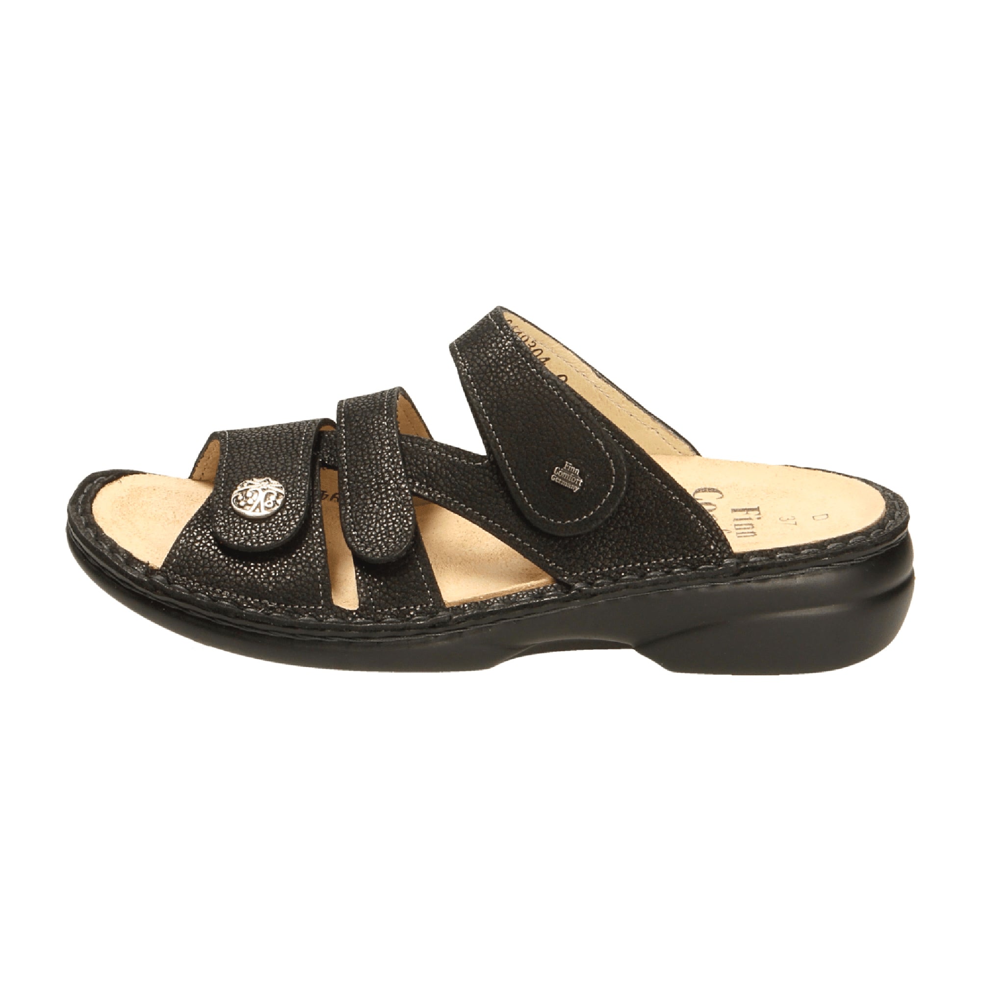 Finn Comfort Ventura-Soft Women's Sandals, Black - Stylish & Orthopedic