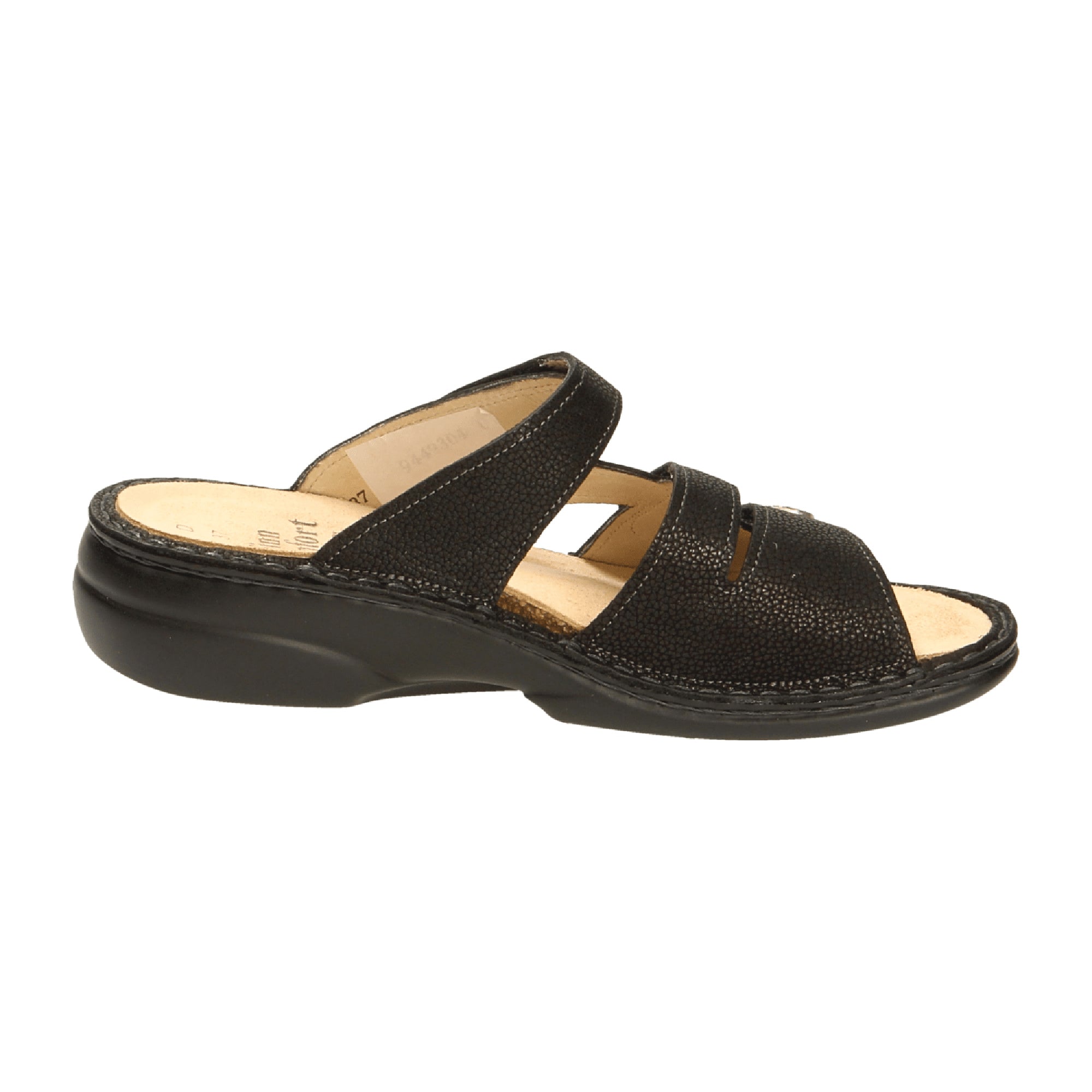 Finn Comfort Ventura-Soft Women's Sandals, Black - Stylish & Orthopedic