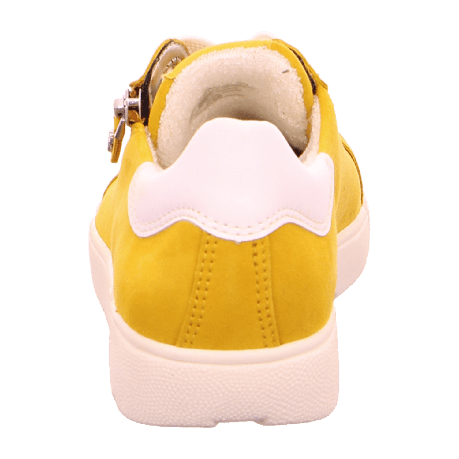 ARA Women's Suede Lace-Up Shoe in Yellow with Closed Toe and Cold-Weather Lined Interior