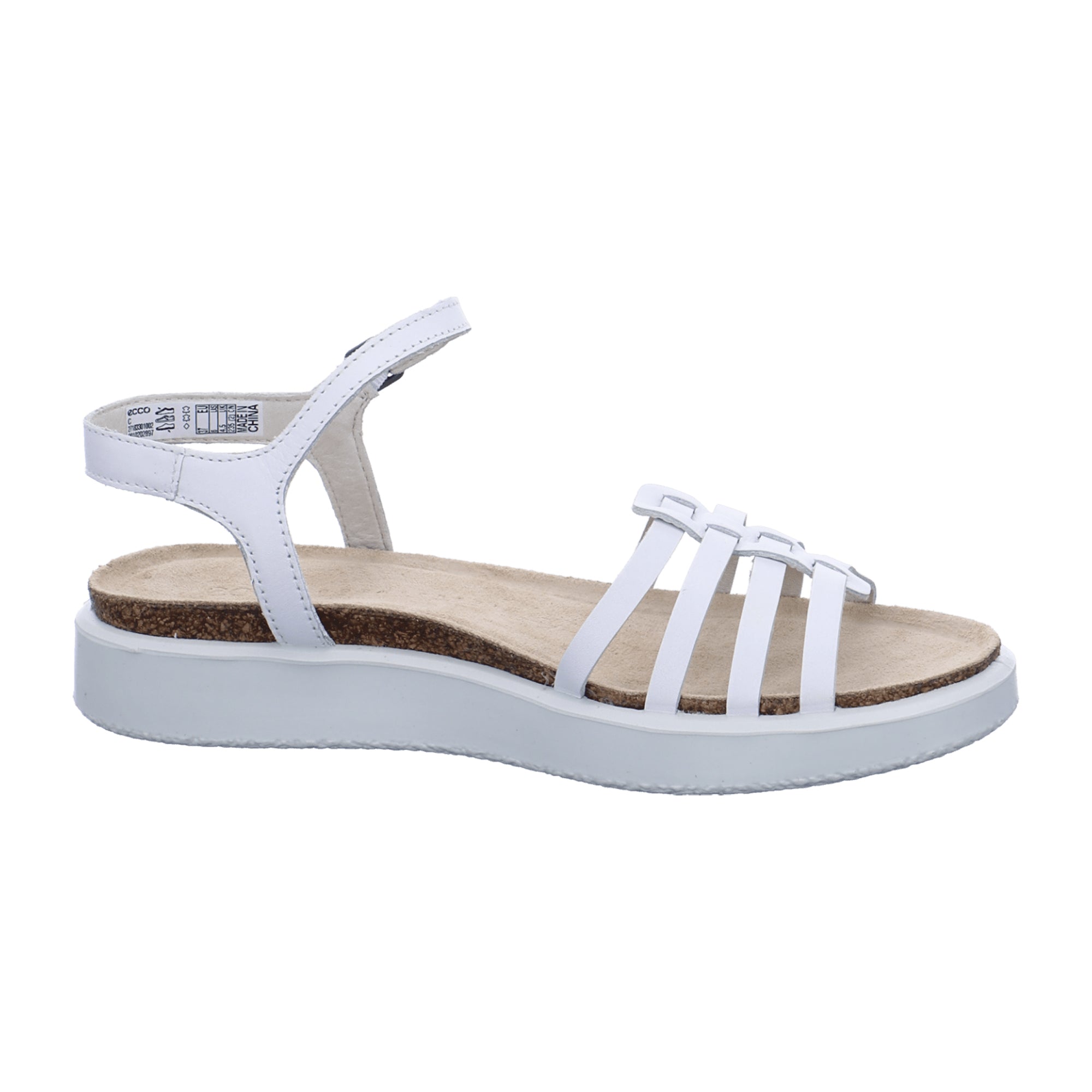 Ecco Women's White Sneakers - Stylish & Durable Footwear for Young Adults