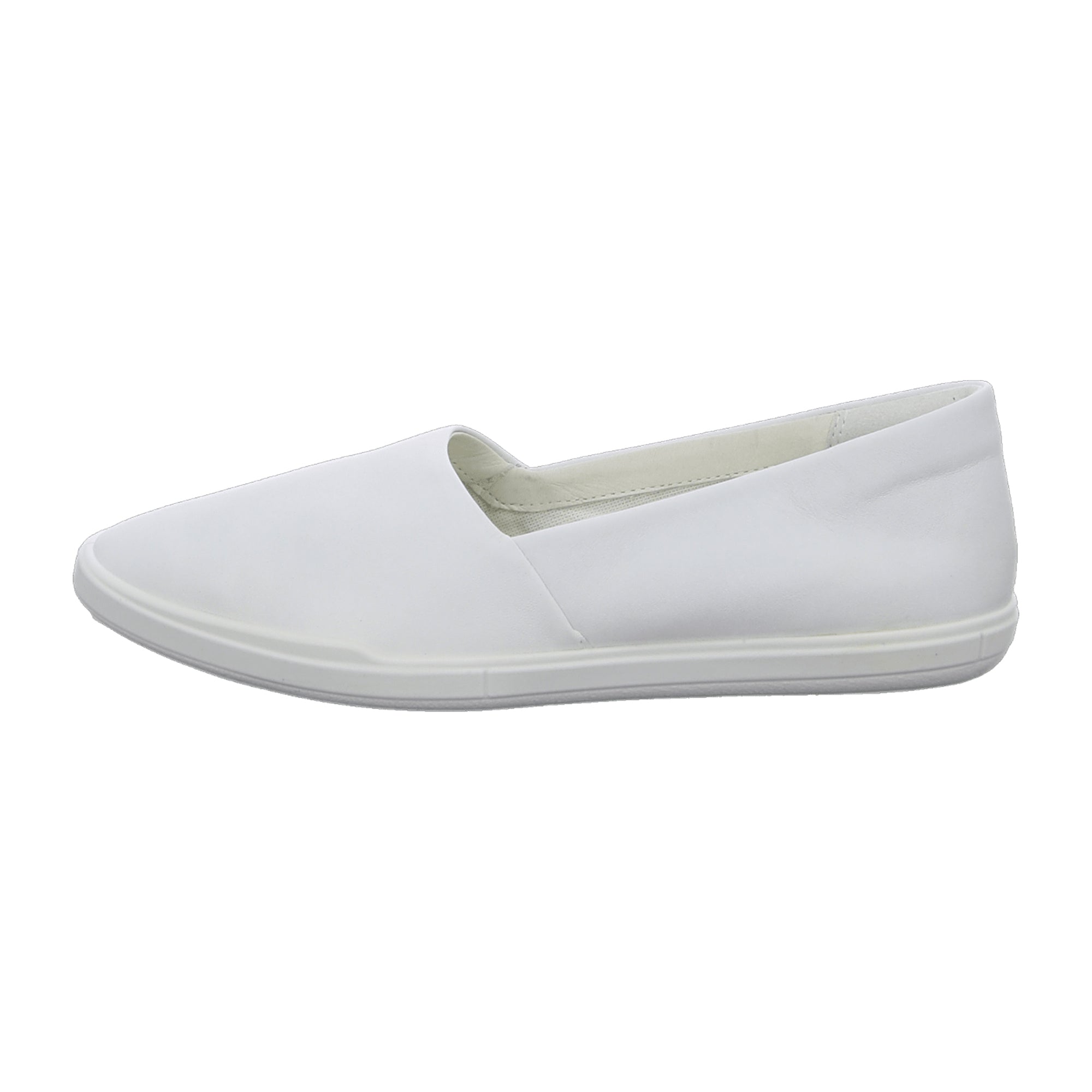 Ecco Simpil Women's White Slip-On Shoes - Stylish & Comfortable