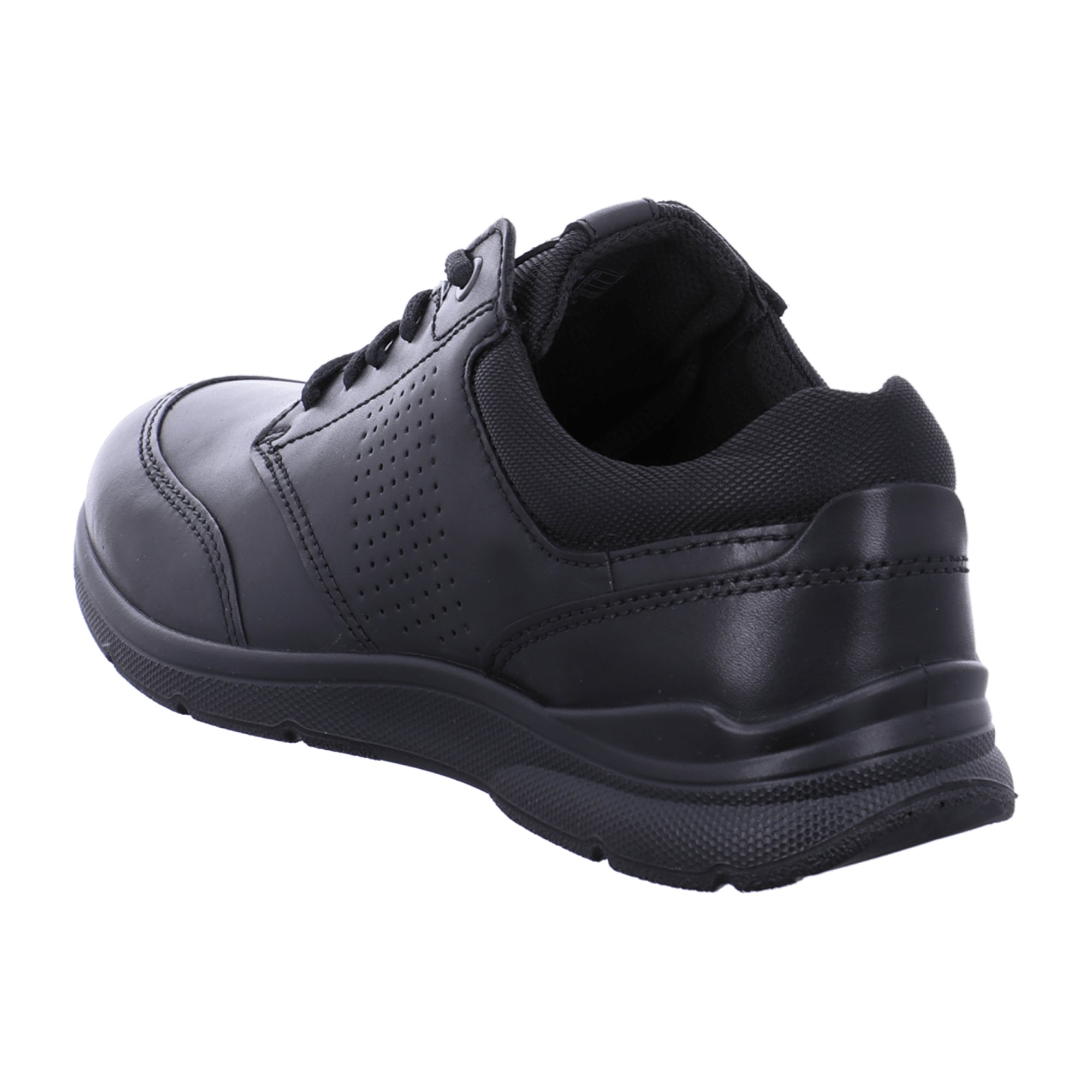 ECCO Irving Men's Black Leather Dress Shoes - Stylish Lace-up Oxfords