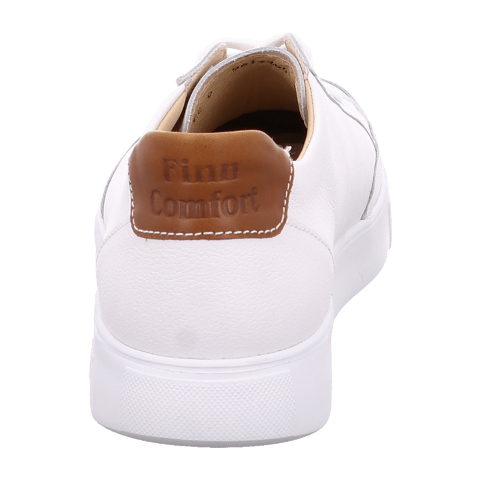 Finn Comfort Brandon Men's Comfort Shoes, Stylish White Leather