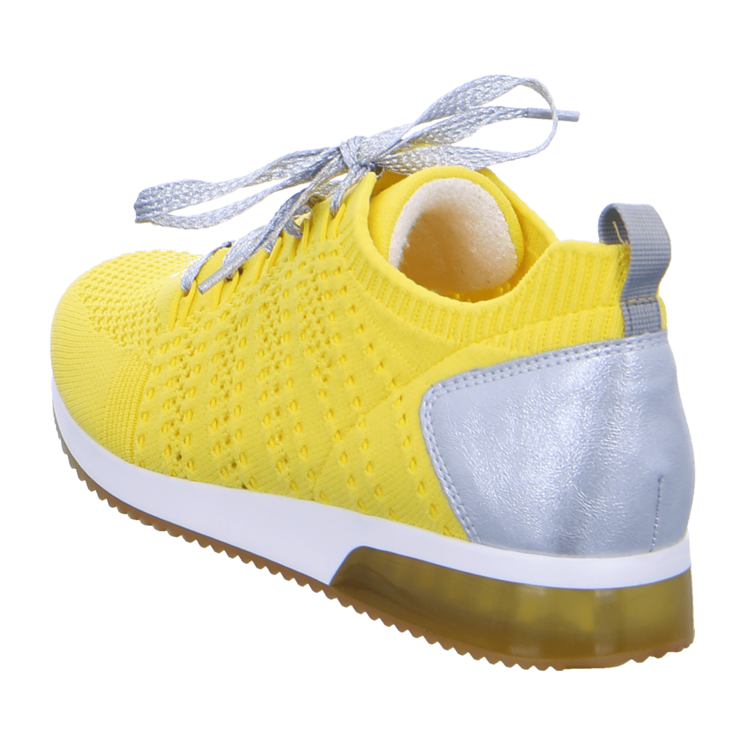 ARA Women's Low-Top Lace-Up Sneakers in White with Synthetic Sole and Cold-Weather Lined Interior