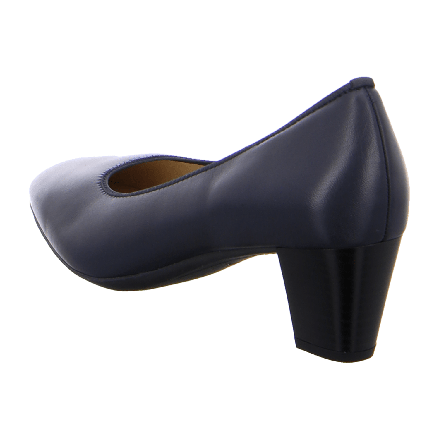 ARA VERONA Women's Square-Toe Blue Smooth Leather Pumps