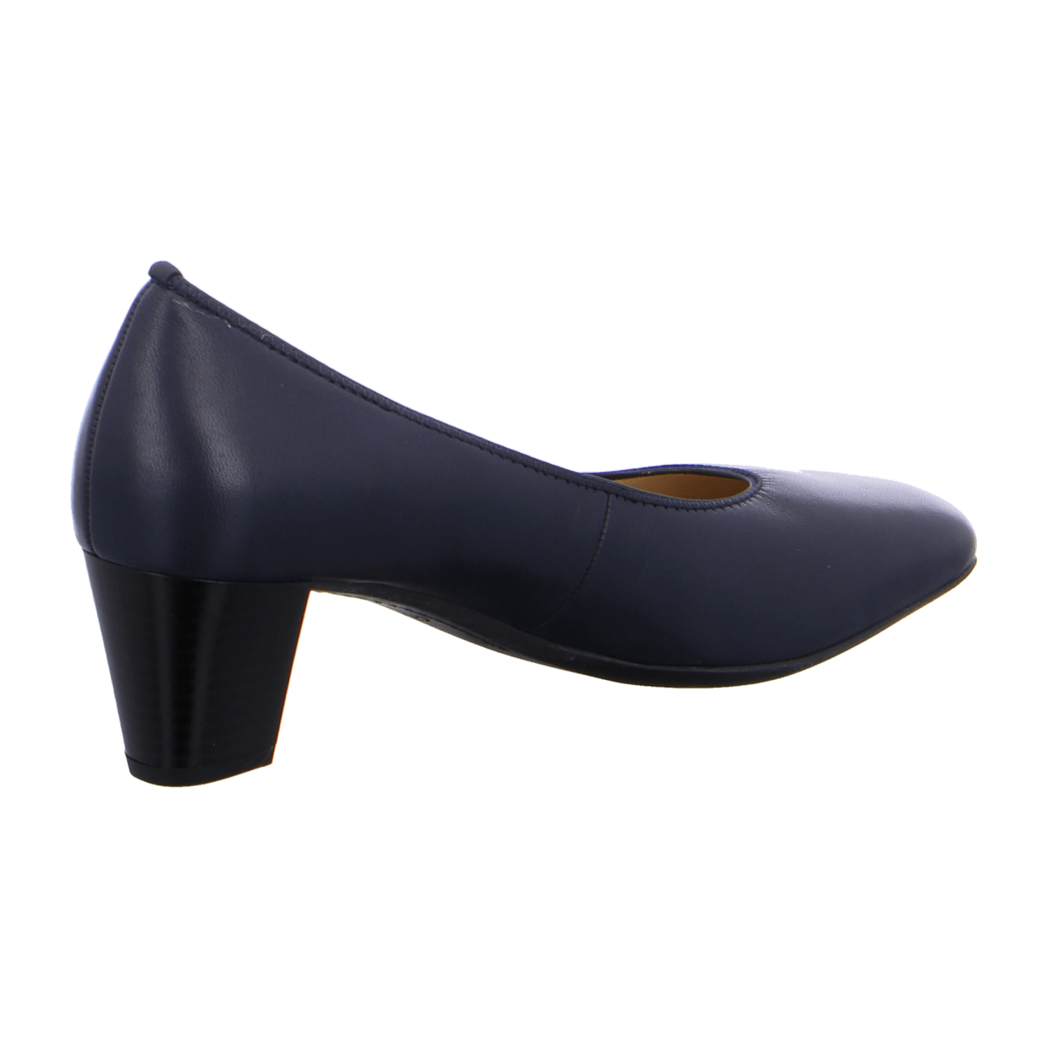 ARA VERONA Women's Square-Toe Blue Smooth Leather Pumps