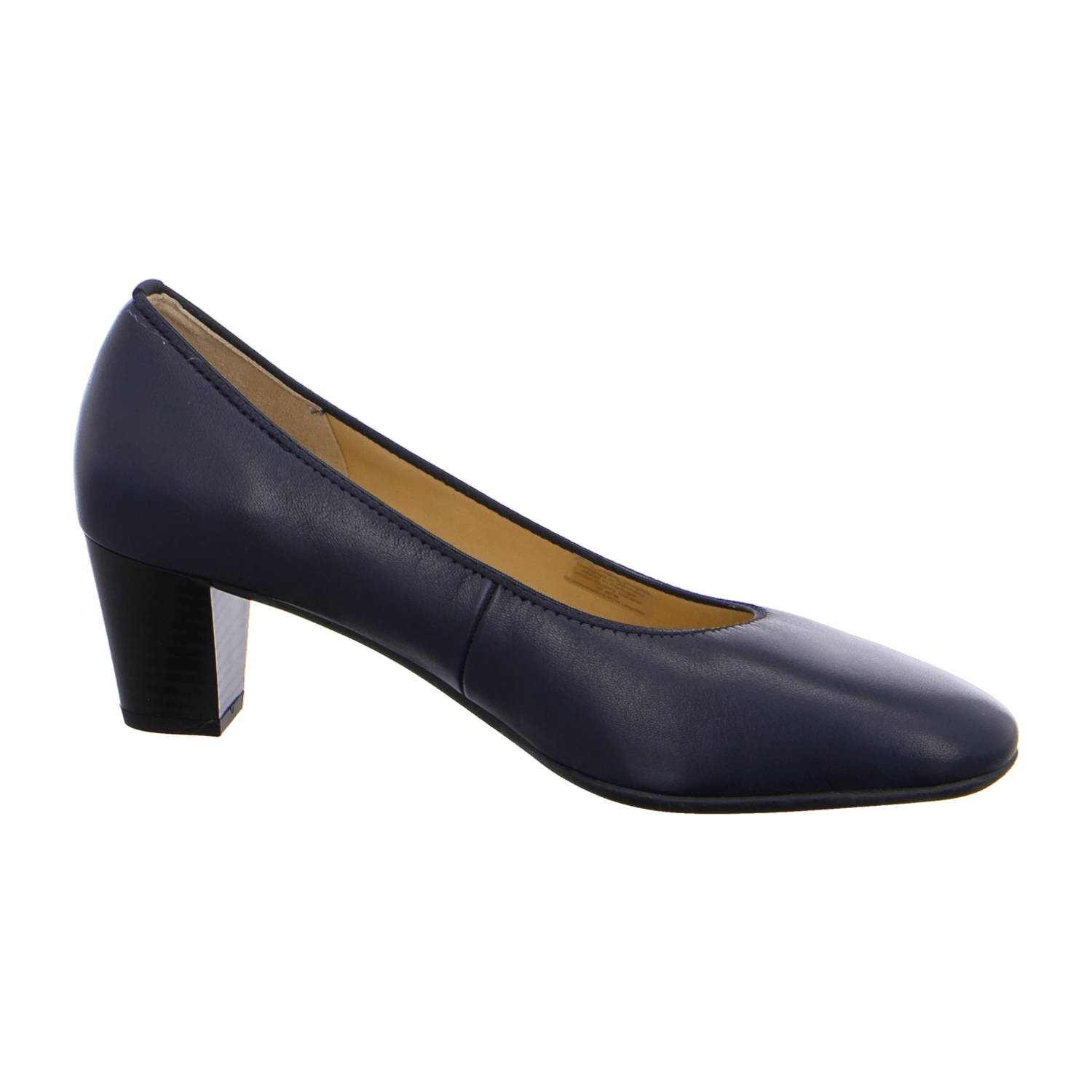 ARA VERONA Women's Square-Toe Blue Smooth Leather Pumps