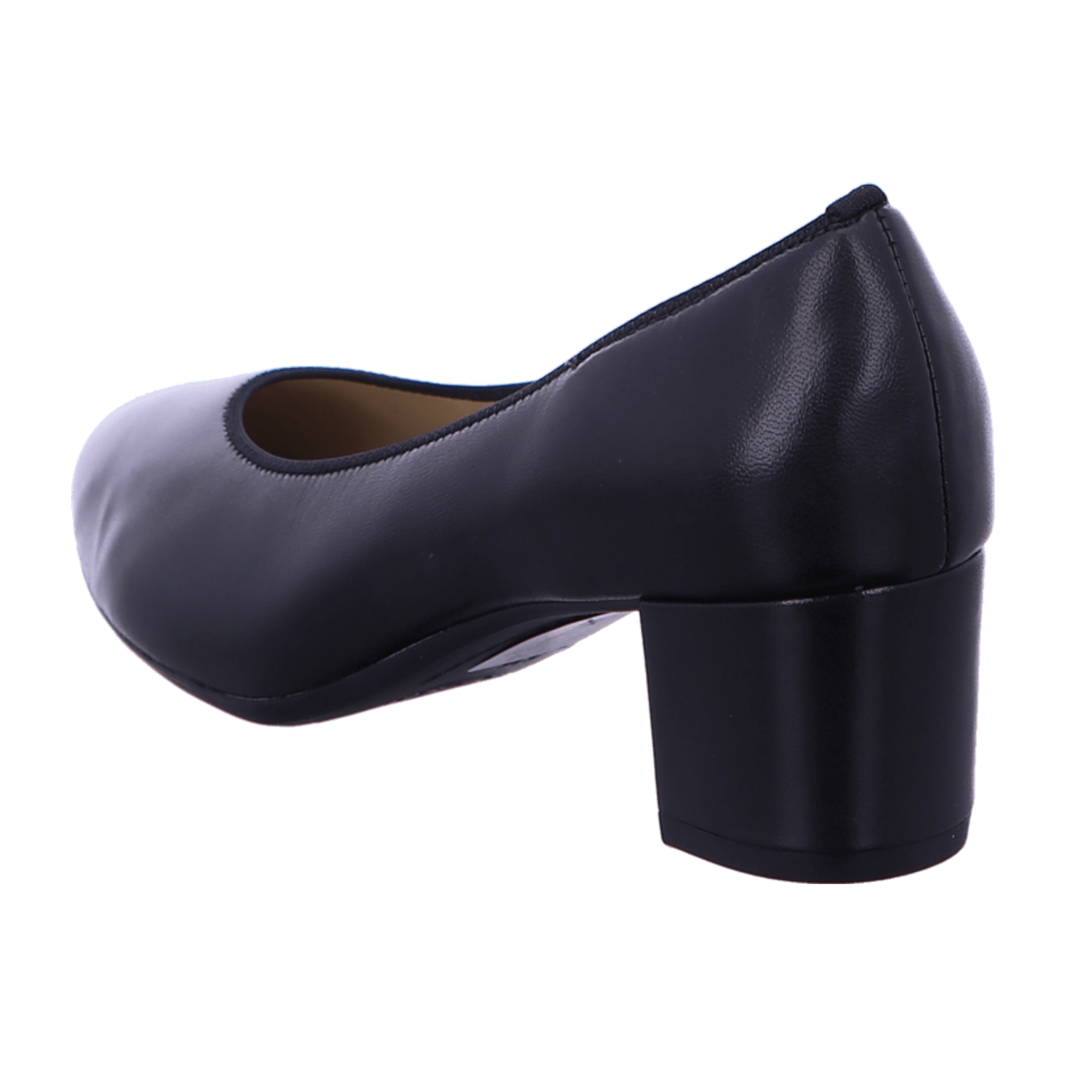 ARA KNOKKE KNOK Women's Pumps Black Smooth Leather Closed Toe Slip-On - Bartel-Shop