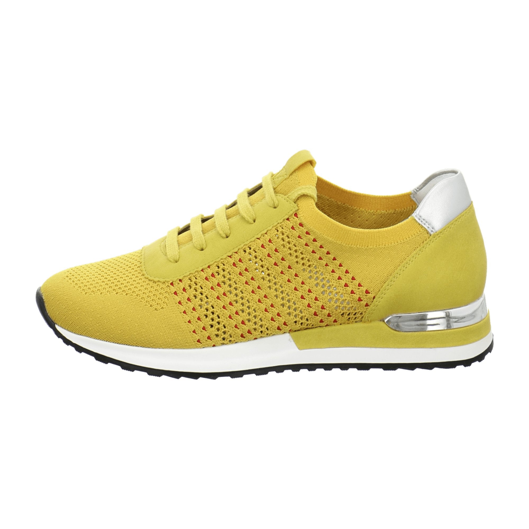 Remonte Yellow Women's Shoes R2507-68 with Removable Insole and Textile Upper