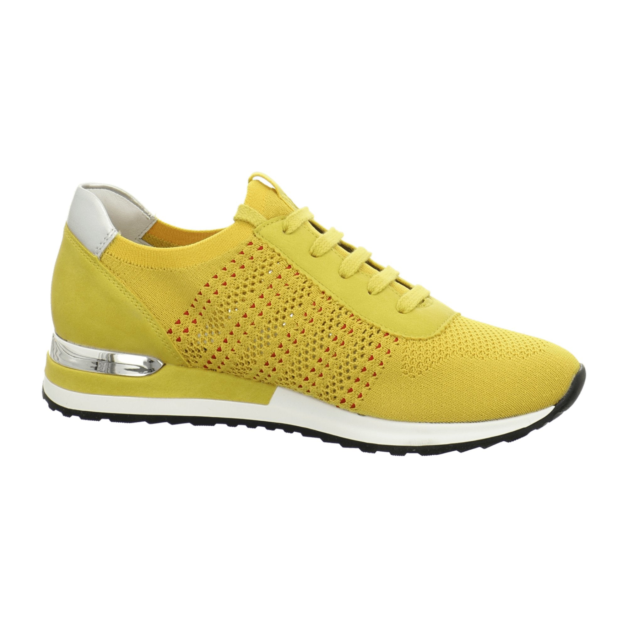 Remonte Yellow Women's Shoes R2507-68 with Removable Insole and Textile Upper