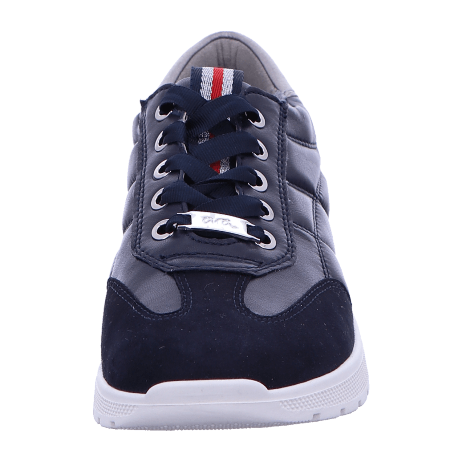 ARA NEAPLE NEAP Women's Low-Top Lace-Up Shoes in Blue Smooth Leather with EVA Sole