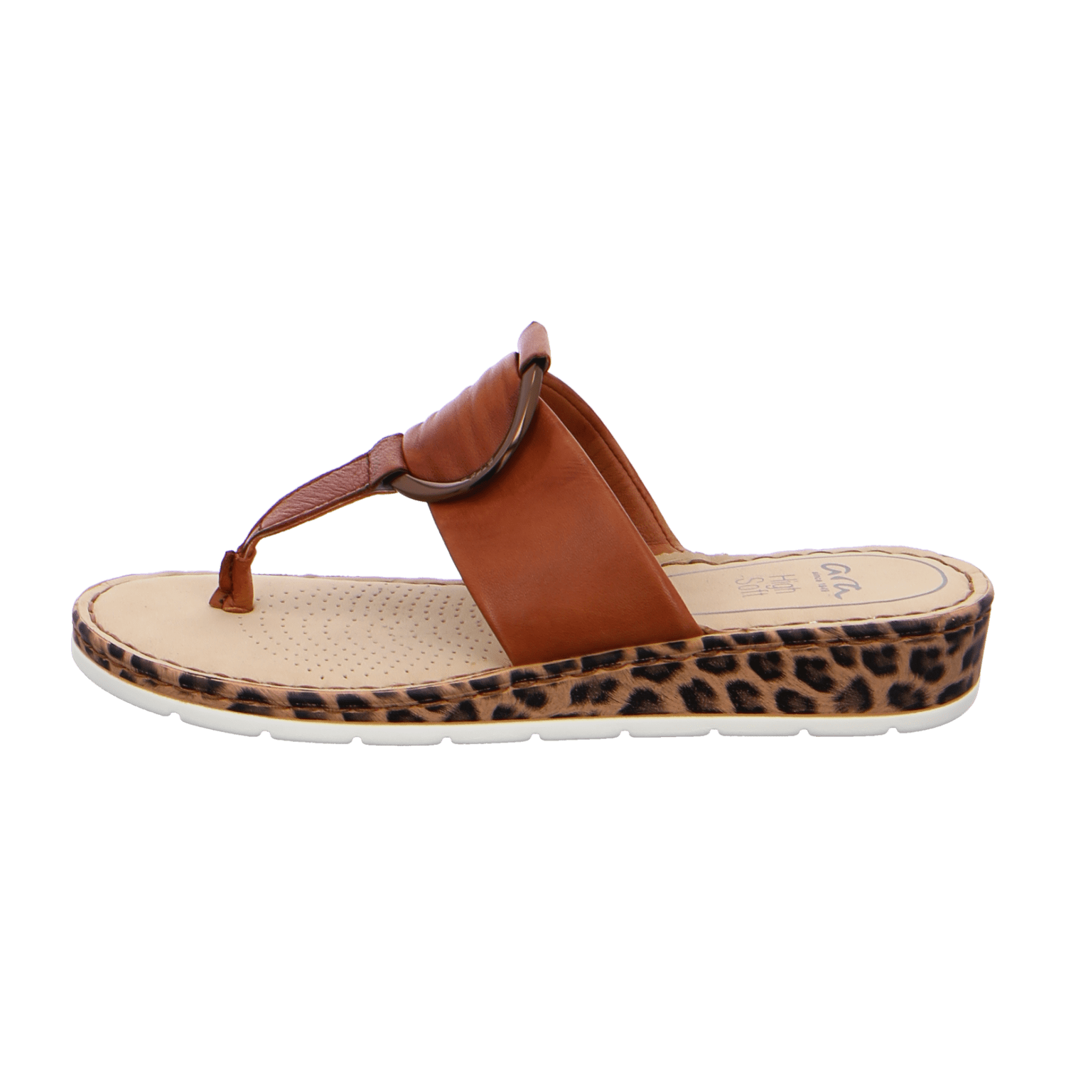 ARA POSITANO 12-16164-08 COGNAC SS 2021 Women's Leather Slip-On Mules in Brown