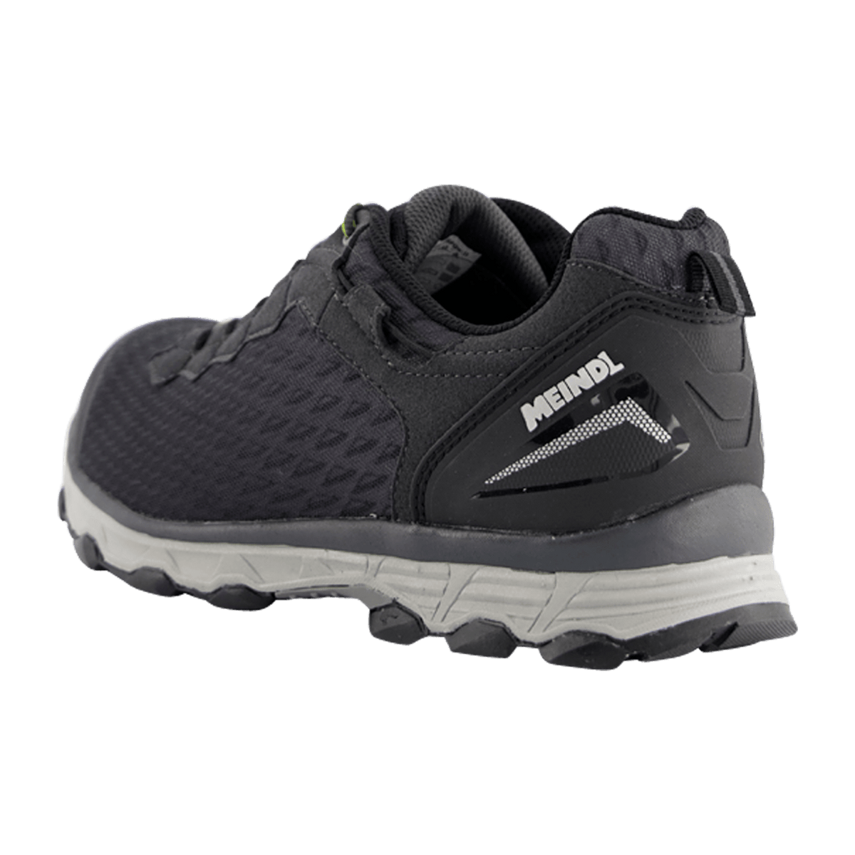 Meindl Men's Trekking Shoes - Lightweight Black Mesh Hiking Sneakers
