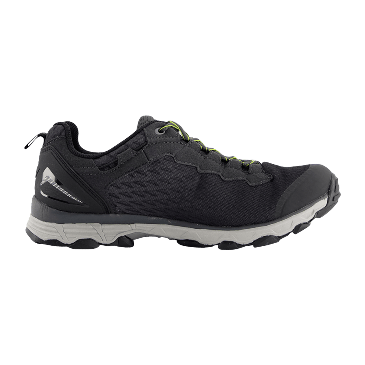 Meindl Men's Trekking Shoes - Lightweight Black Mesh Hiking Sneakers