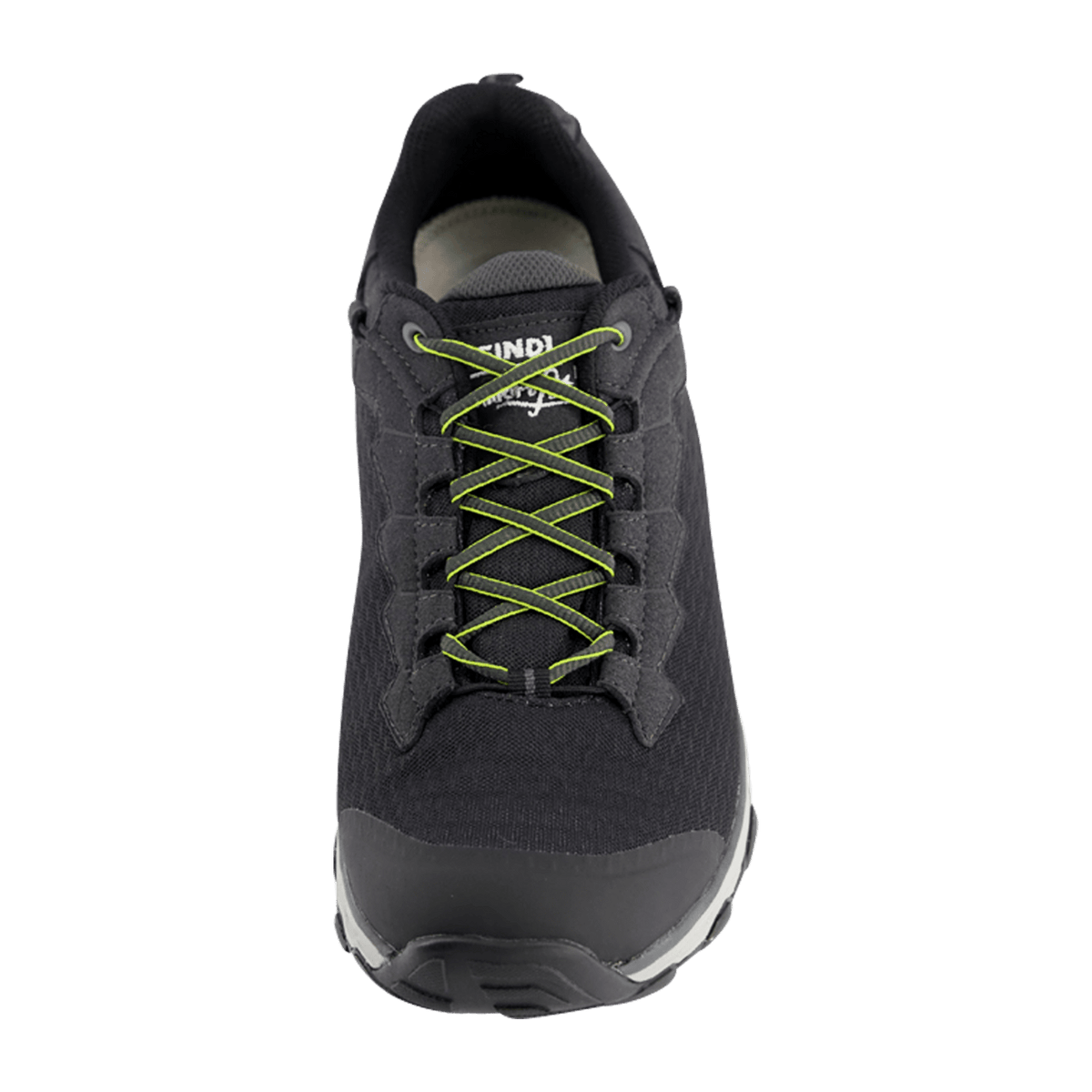 Meindl Men's Trekking Shoes - Lightweight Black Mesh Hiking Sneakers