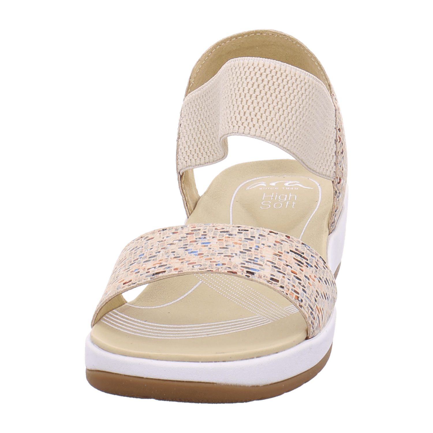 ARA Women's Napoli Open Toe Cap Beige