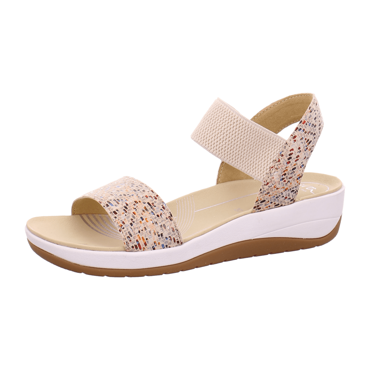 ARA Women's Napoli Open Toe Cap Beige