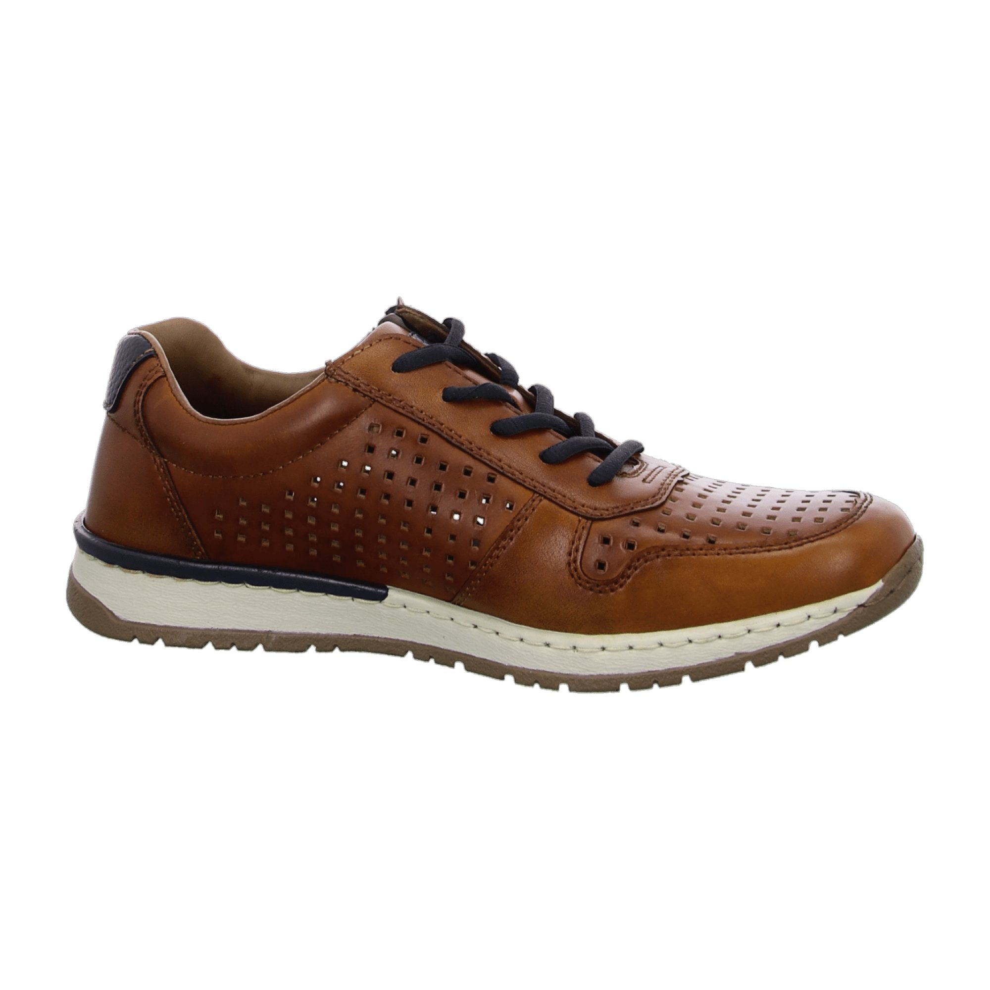 Rieker Men's Brown Athletic Lace-Up Shoes B5115-24 Sporty Casual Footwear