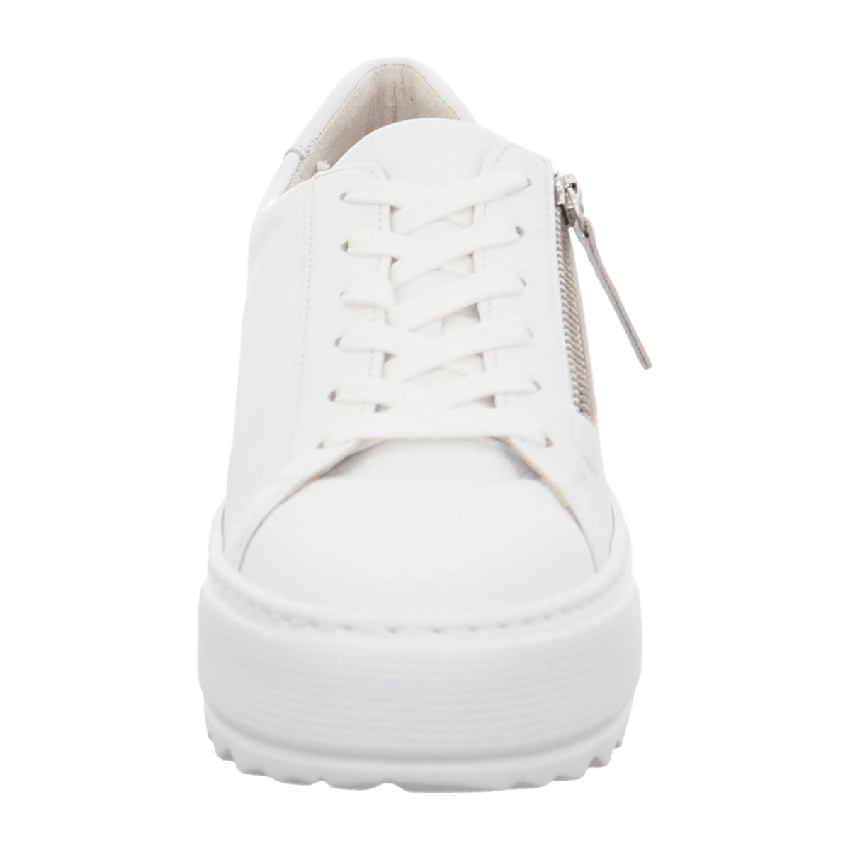Gabor Women's Low-Top Sneakers White Suede Lightweight Comfort