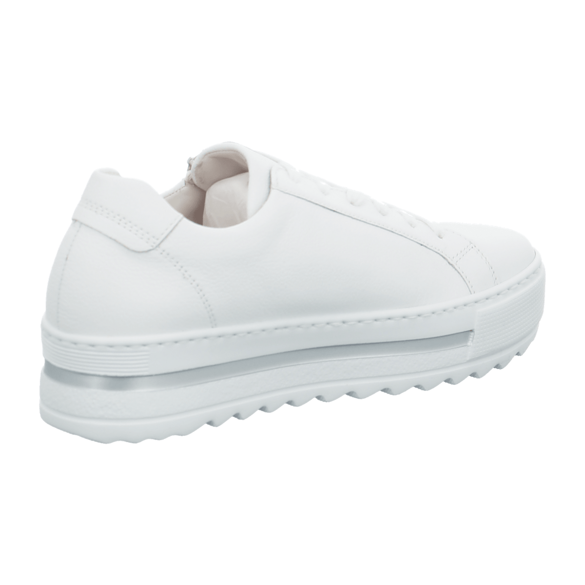 Gabor Women's Low-Top Sneakers White Suede Lightweight Comfort