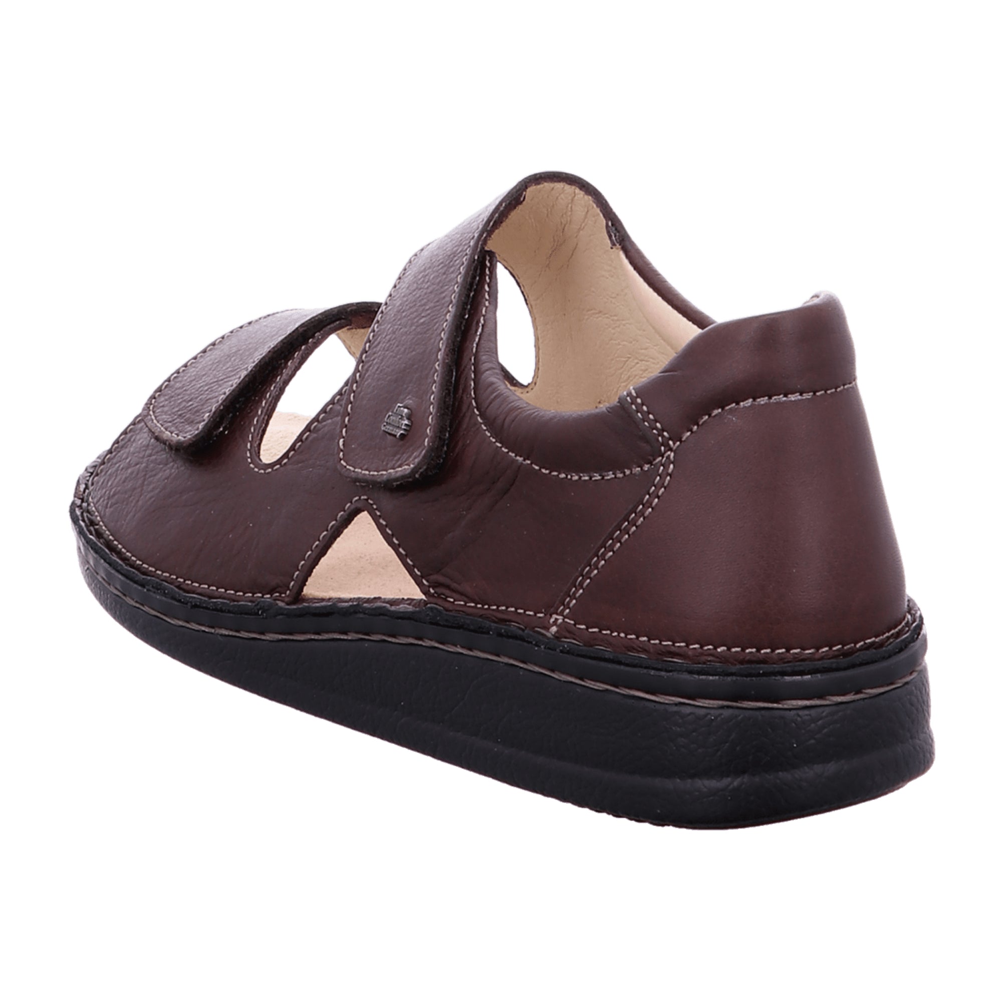 Finn Comfort Argos-S Men's Comfort Sandals, Stylish Brown Leather