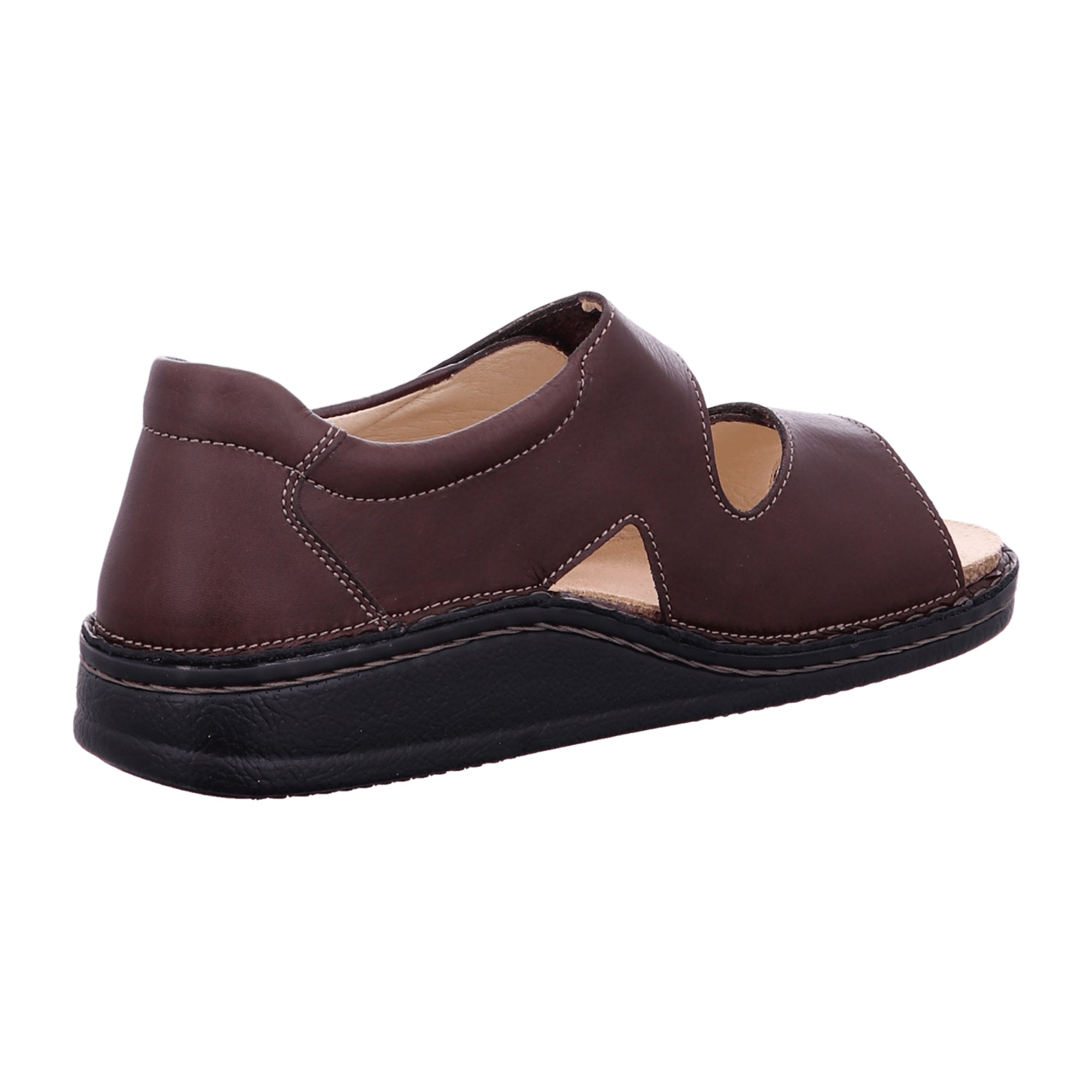 Finn Comfort Argos-S Men's Comfort Sandals, Stylish Brown Leather