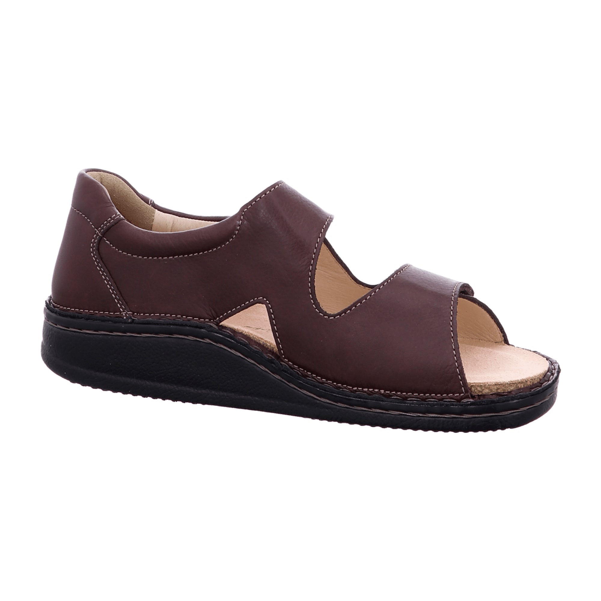 Finn Comfort Argos-S Men's Comfort Sandals, Stylish Brown Leather