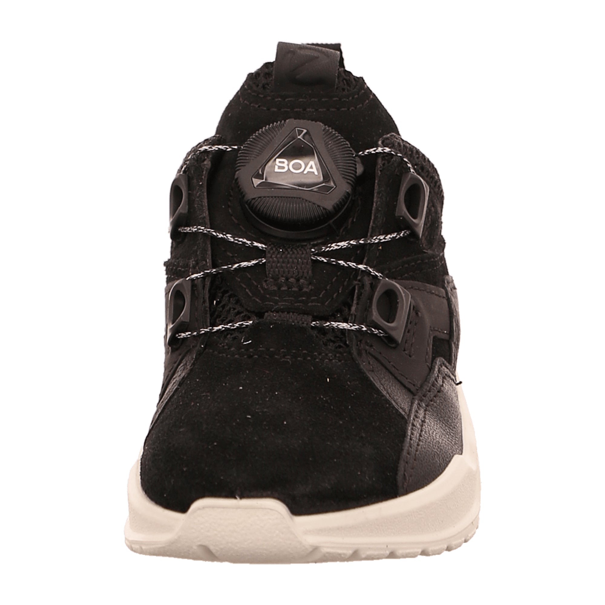 Ecco Intervene Kids Shoes - Durable Black Sneakers for Children