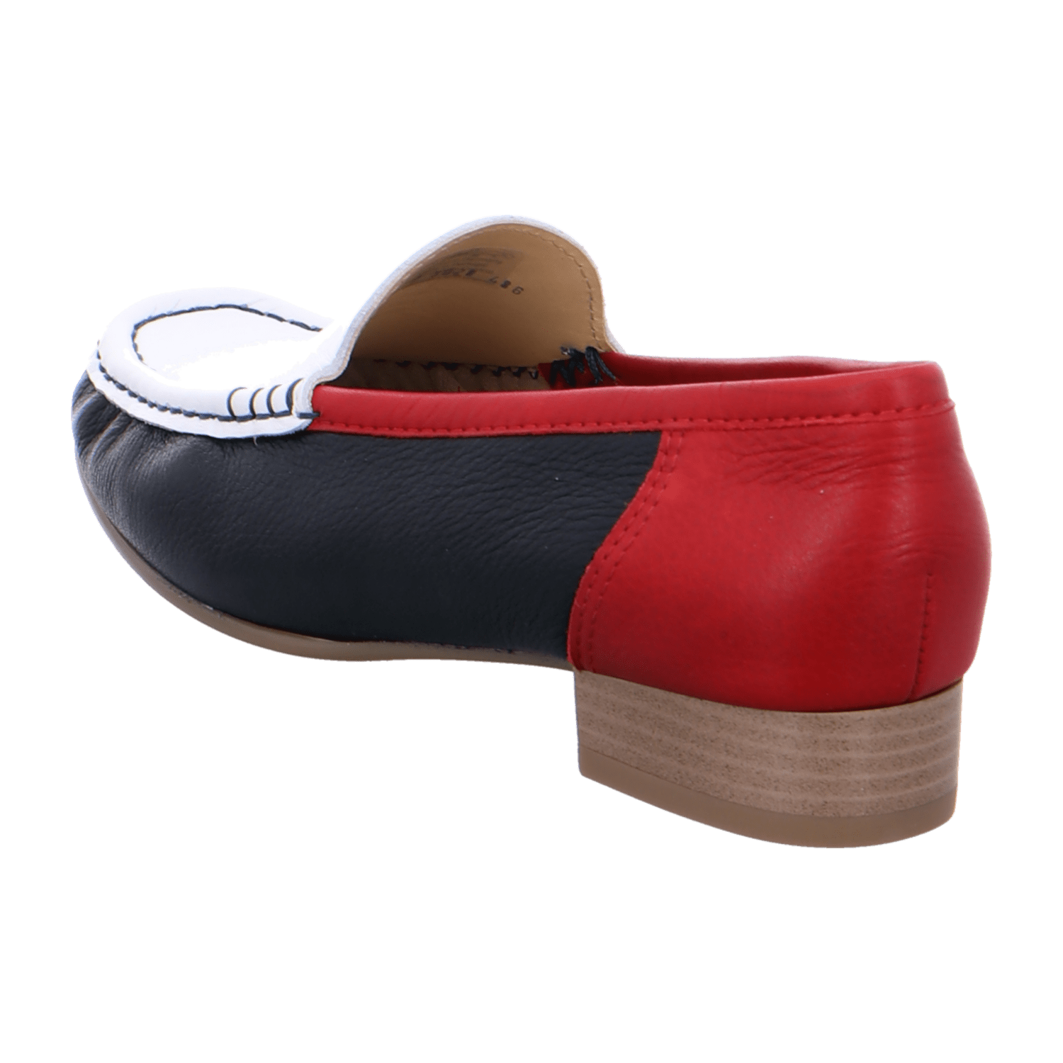 ARA ATLANTA Women's Moccasin in Smooth White Leather, Slip-On, Warmly Lined with Round Toe