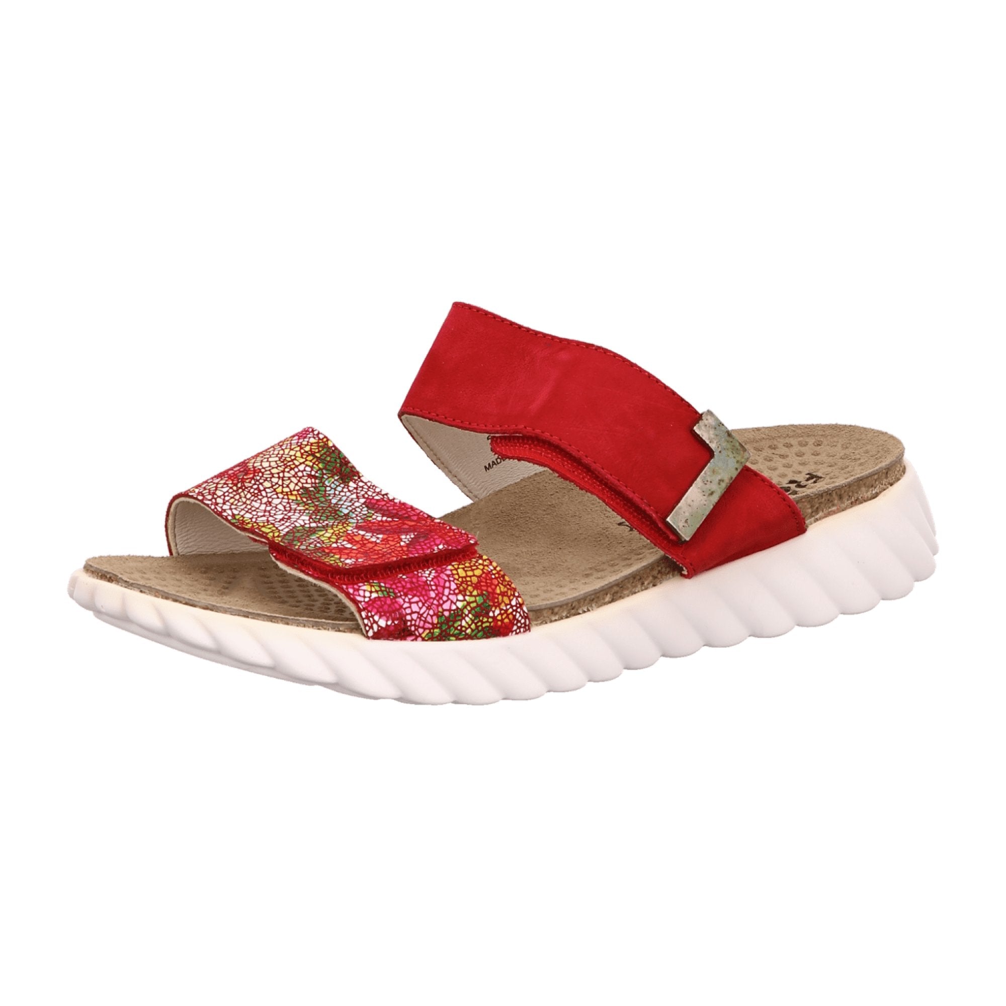 Rohde Comfortable Red Women's Slip-On Sandals for Spring and Summer