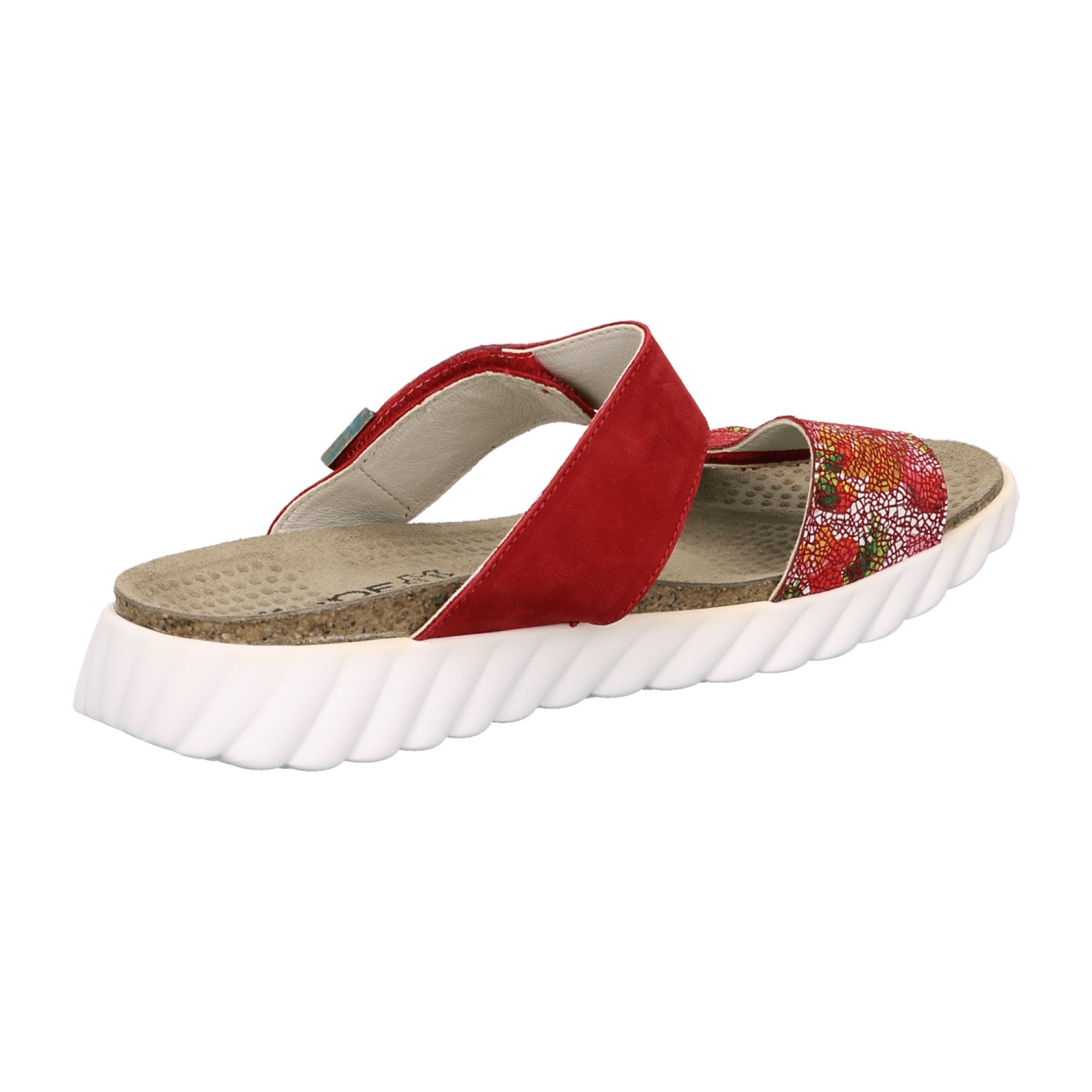 Rohde Comfortable Red Women's Slip-On Sandals for Spring and Summer