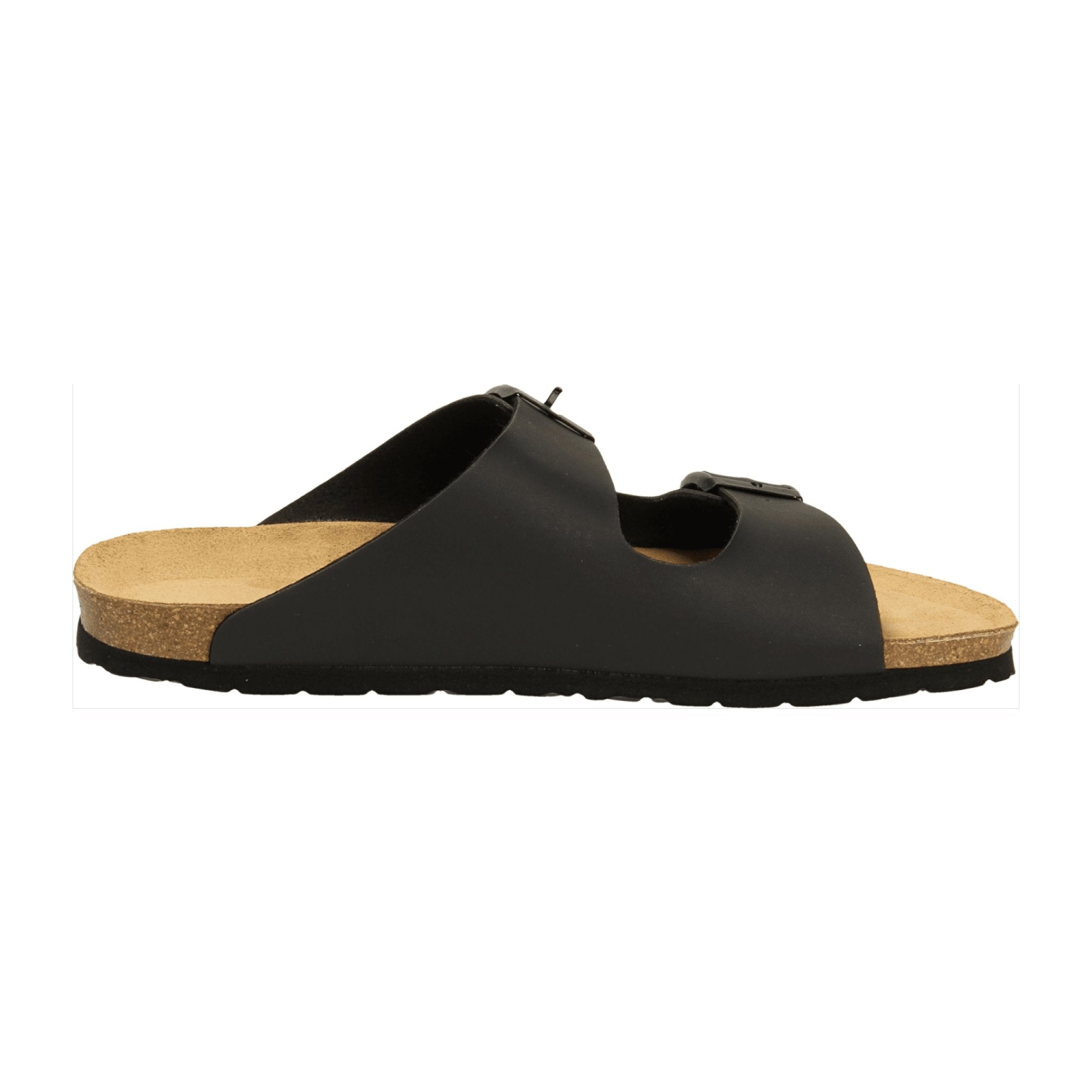 Rohde Men's Black Slip-On Sandals Comfortable Spring Summer Footwear