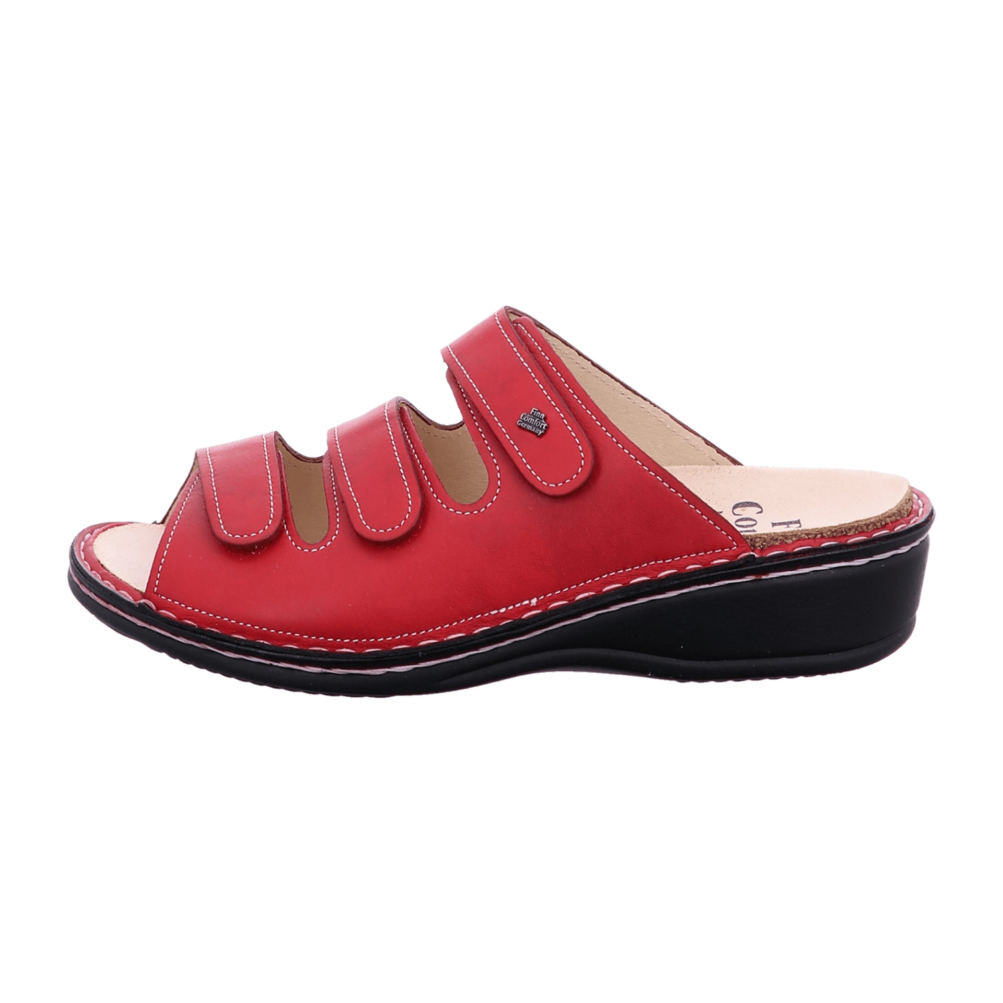 Finn Comfort Pisa Women's Red Sandals - Stylish & Comfortable Footwear