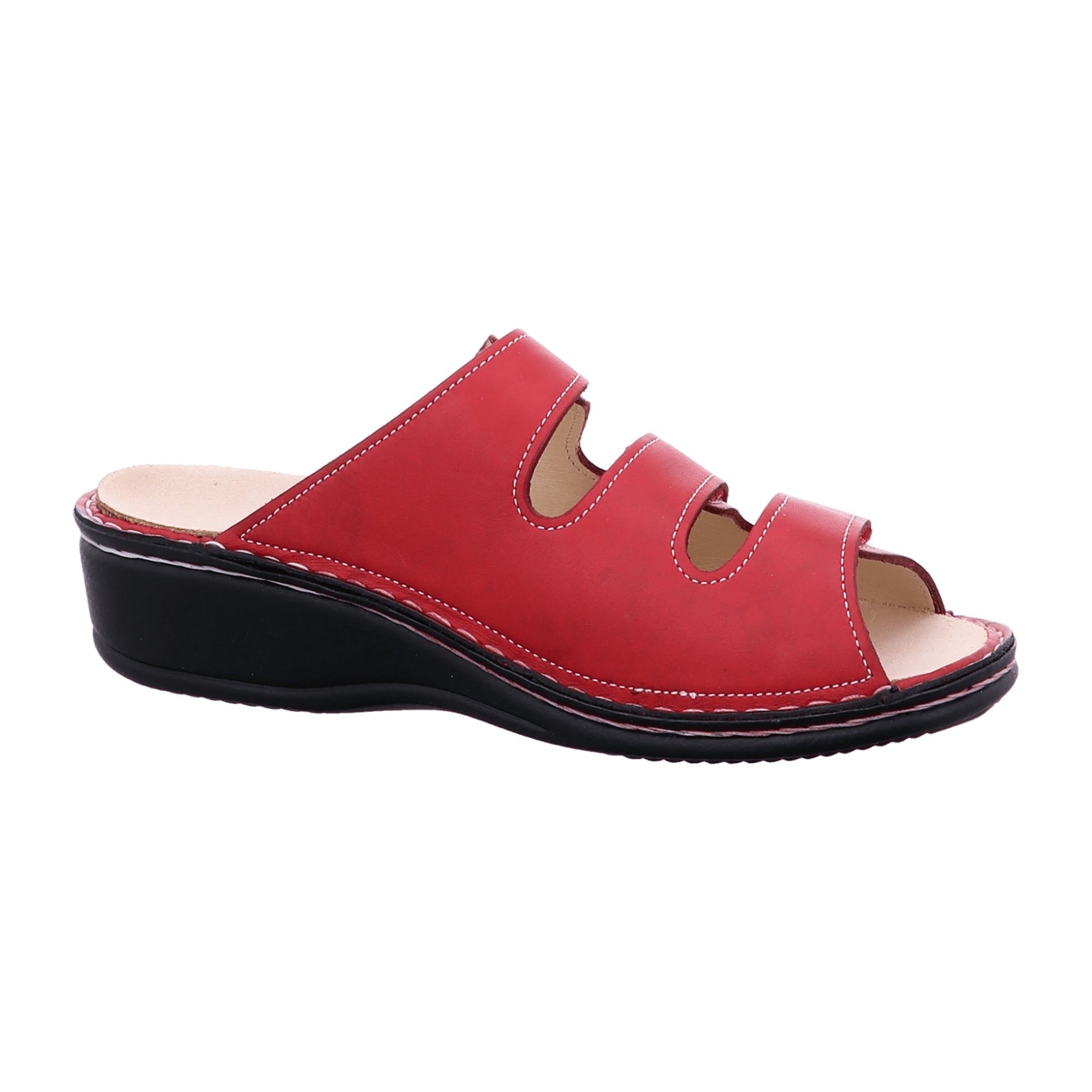 Finn Comfort Pisa Women's Red Sandals - Stylish & Comfortable Footwear