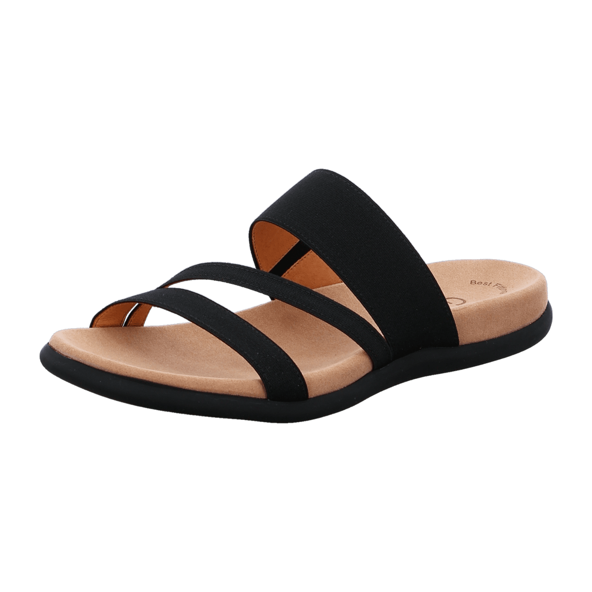 Gabor Women's Canvas Mules Black - Comfort Sandals