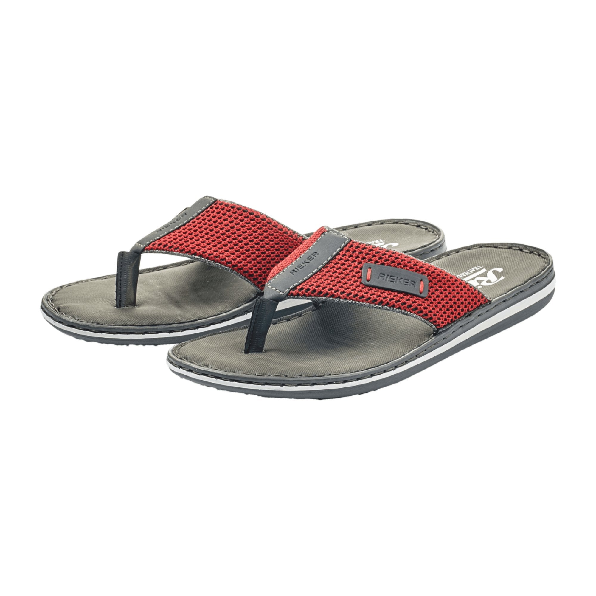 Rieker Grey Slip-On Sandals for Spring Summer Fast Shipping Wide Selection Online