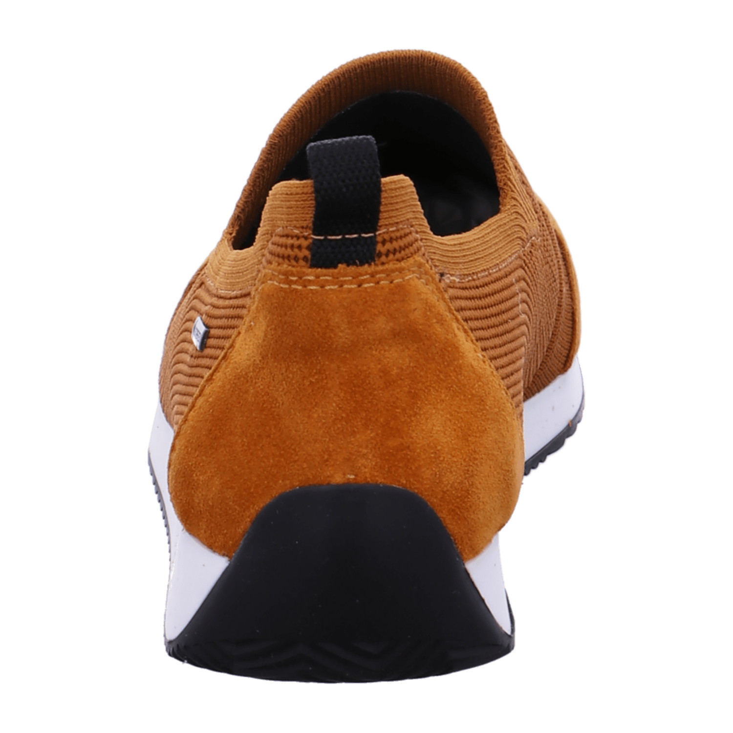 ARA LISBON Women's Chelsea Boots Suede Leather Orange Pull-On