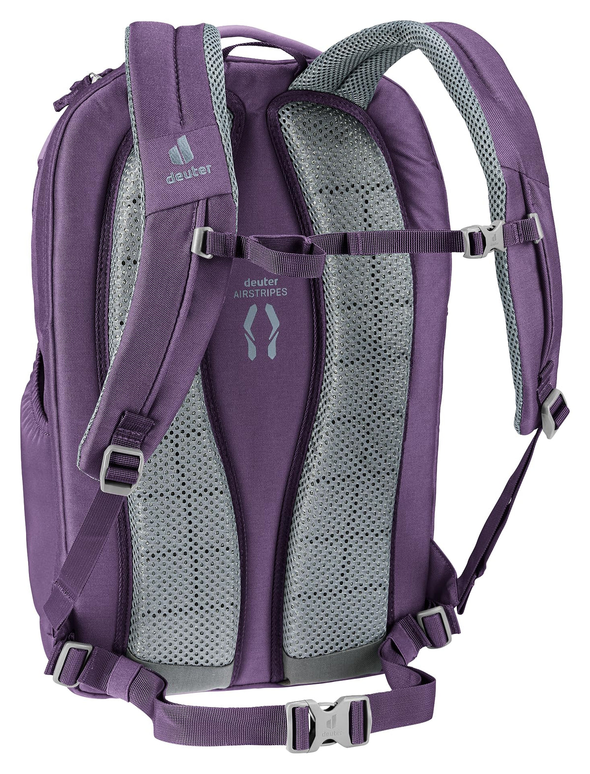 deuter Giga Lifestyle Backpack - Violet Daypack with Airstripes Ventilation