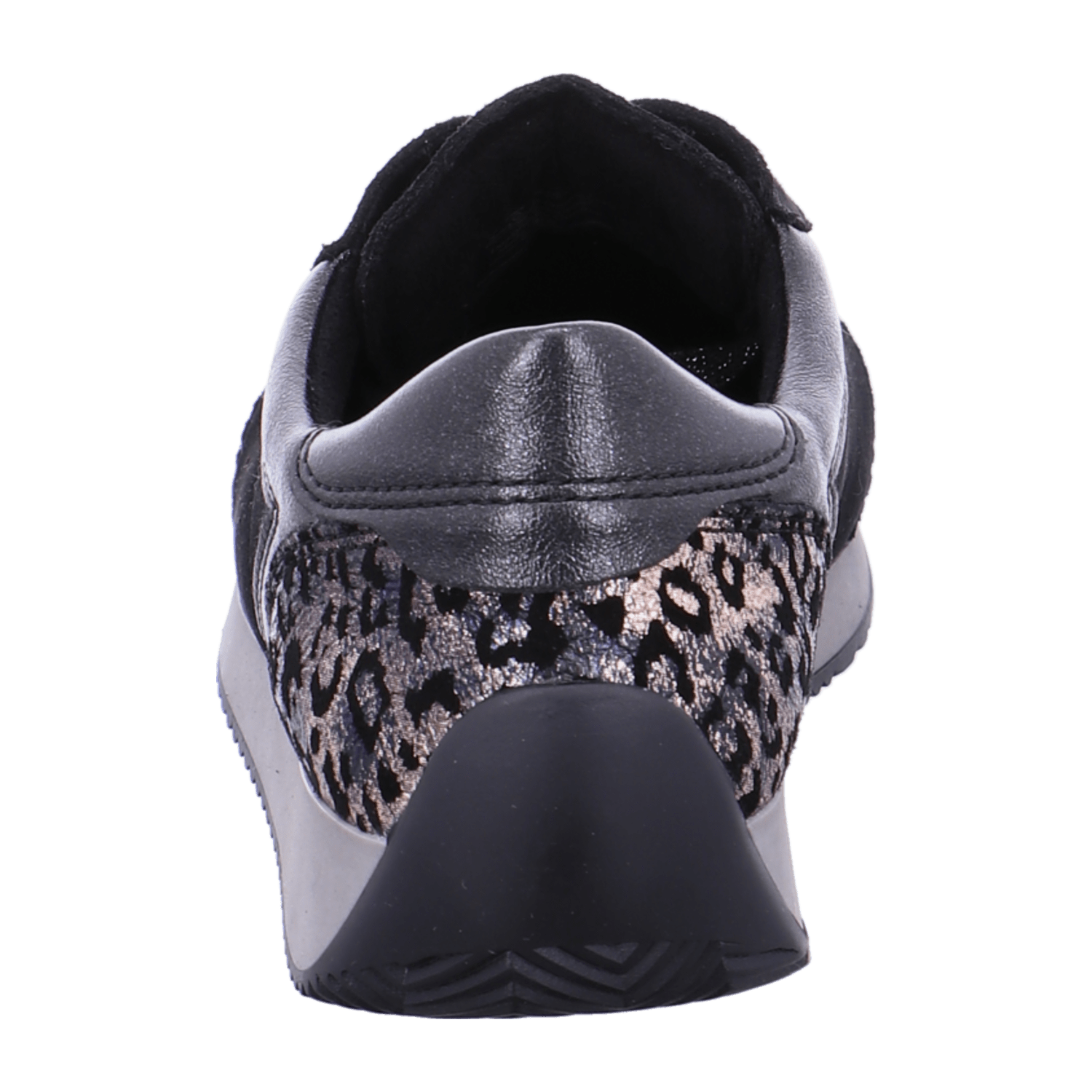 ARA LISBON Women's Sneakers Black Lace-Up Synthetic Stretch