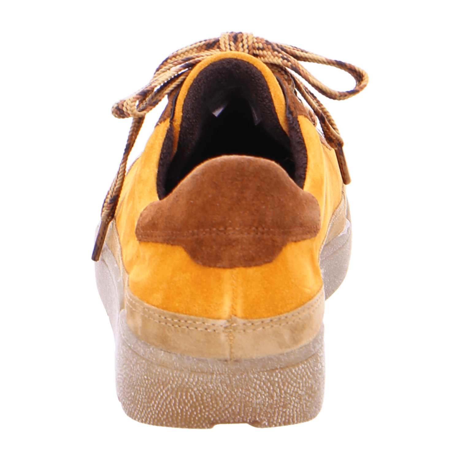 ARA ROM Women's Sneakers in Brown Suede Lace-Up with Breathable Lining and Round Toe