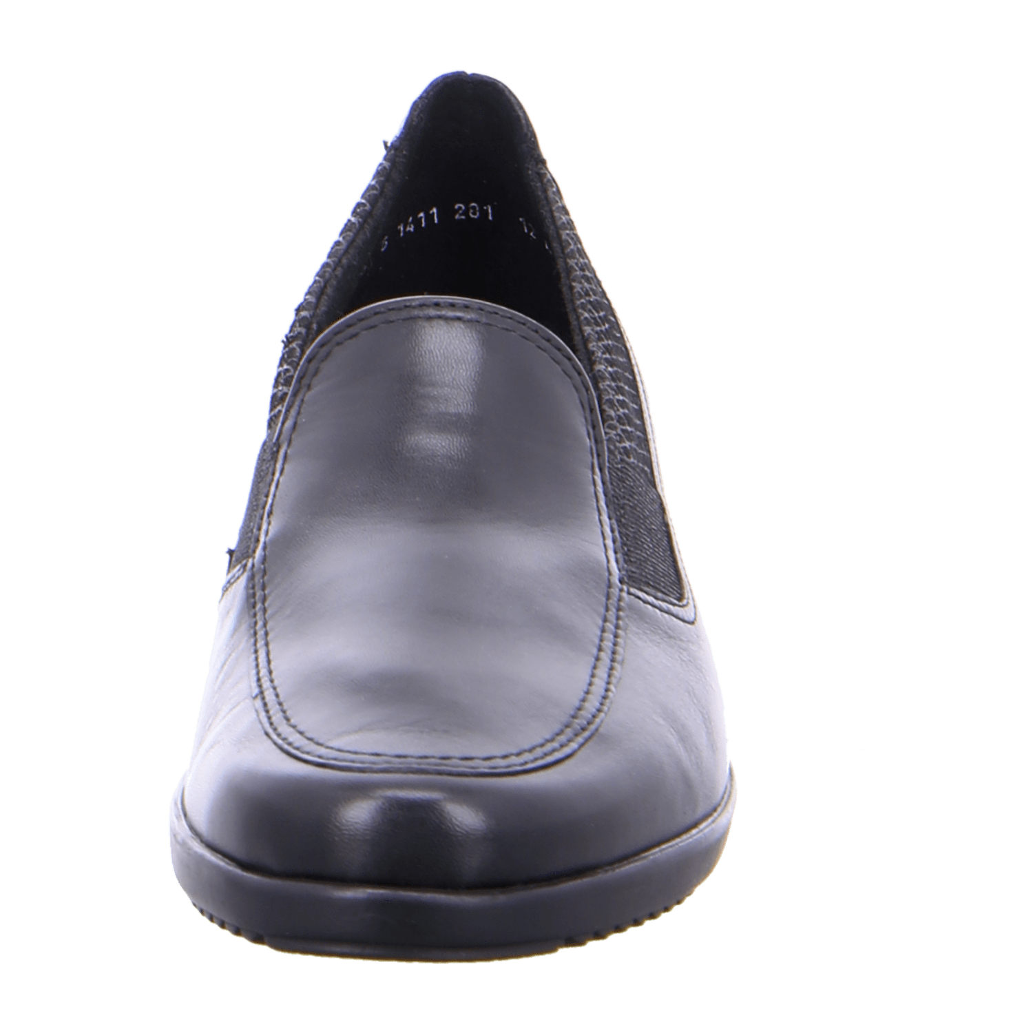 ARA ZÜRICH Women's Leather Slip-On Loafers in Black