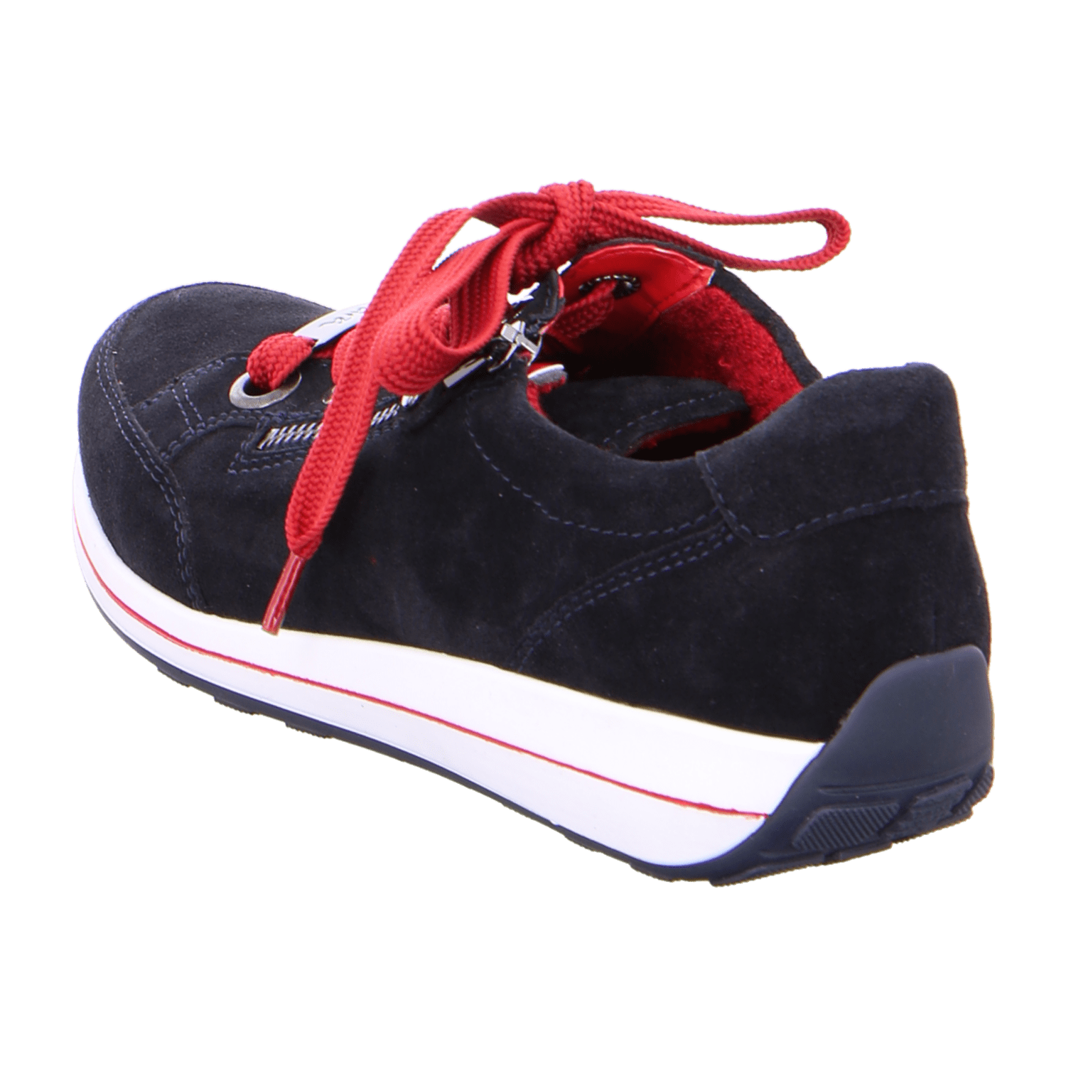 ARA Women's Brown Suede Lace-Up Sneakers with Closed Toe