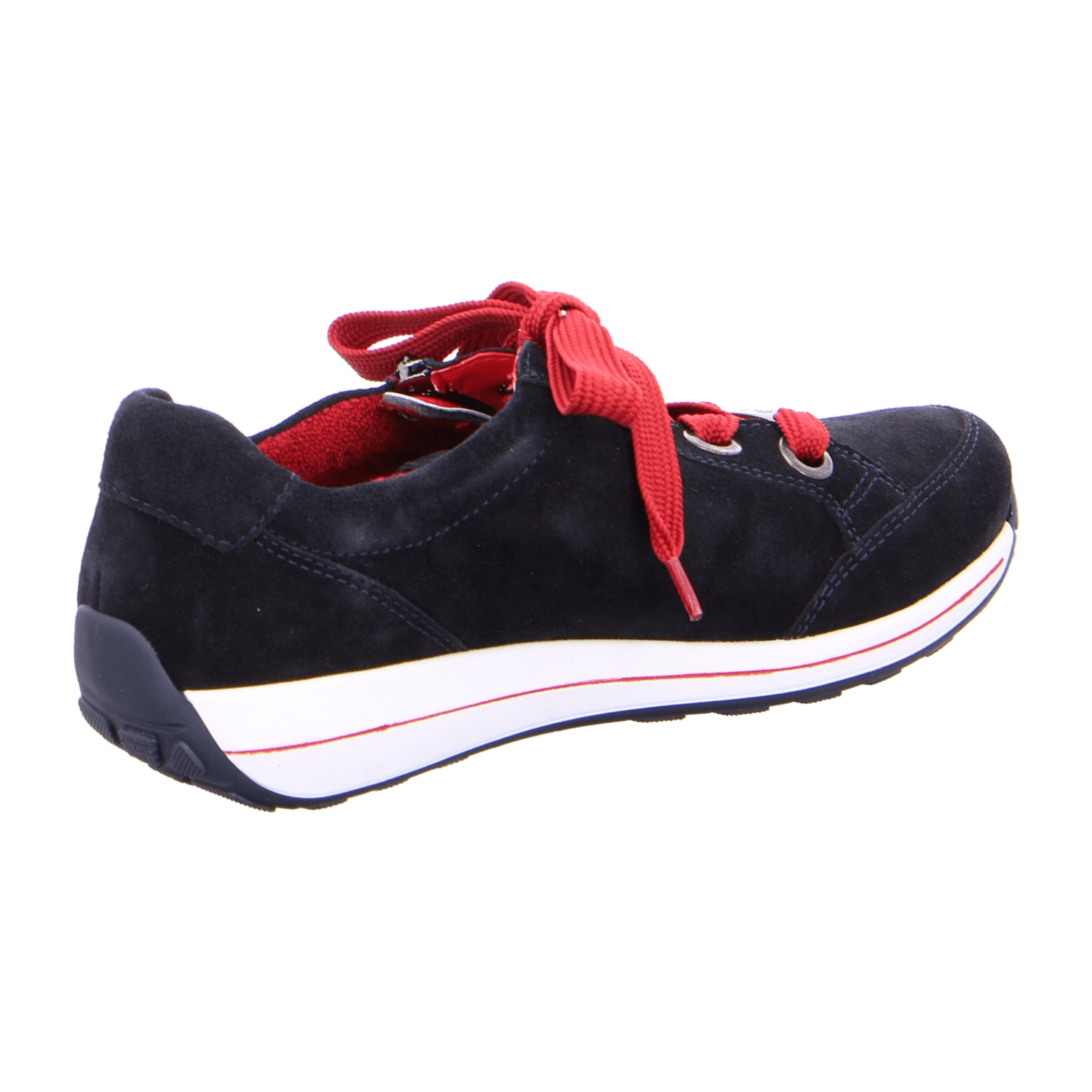 ARA Women's Brown Suede Lace-Up Sneakers with Closed Toe