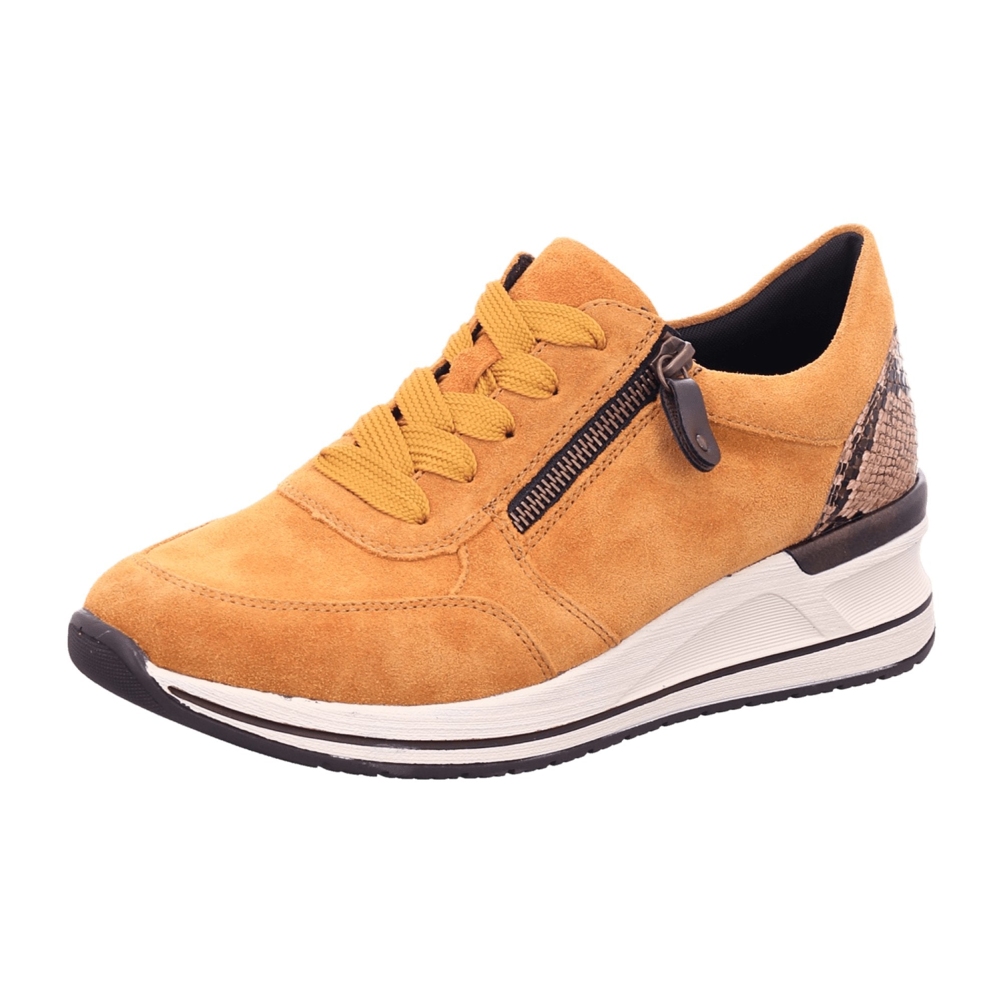 Remonte Yellow Sneakers for Women Stylish Comfortable Footwear