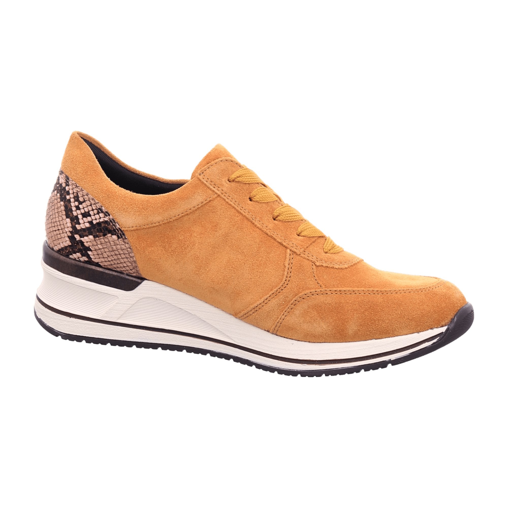 Remonte Yellow Sneakers for Women Stylish Comfortable Footwear