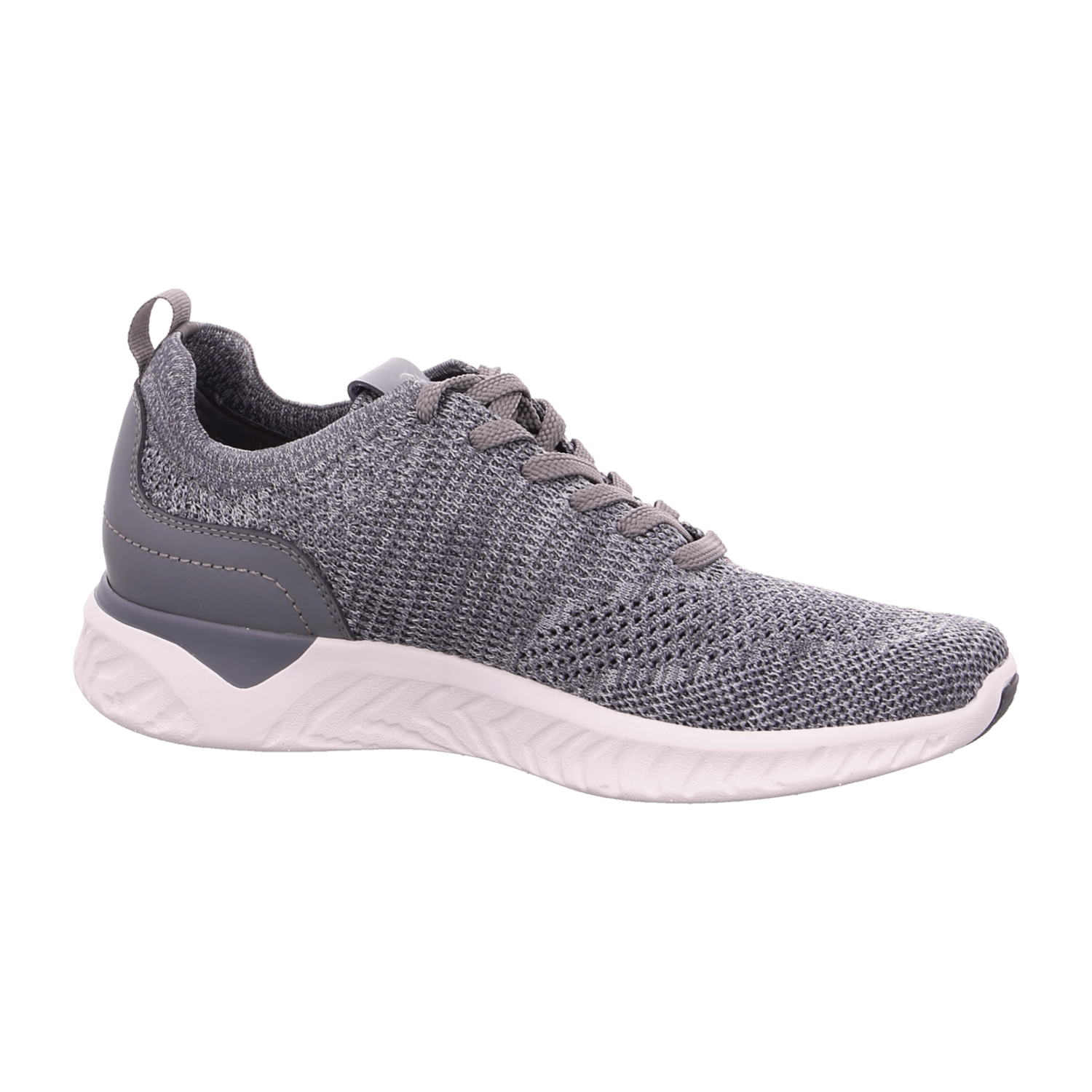ARA SAN DIEGO Women's Sneakers Low-Top Gray Lace-Up Round Toe Cold Weather Lined